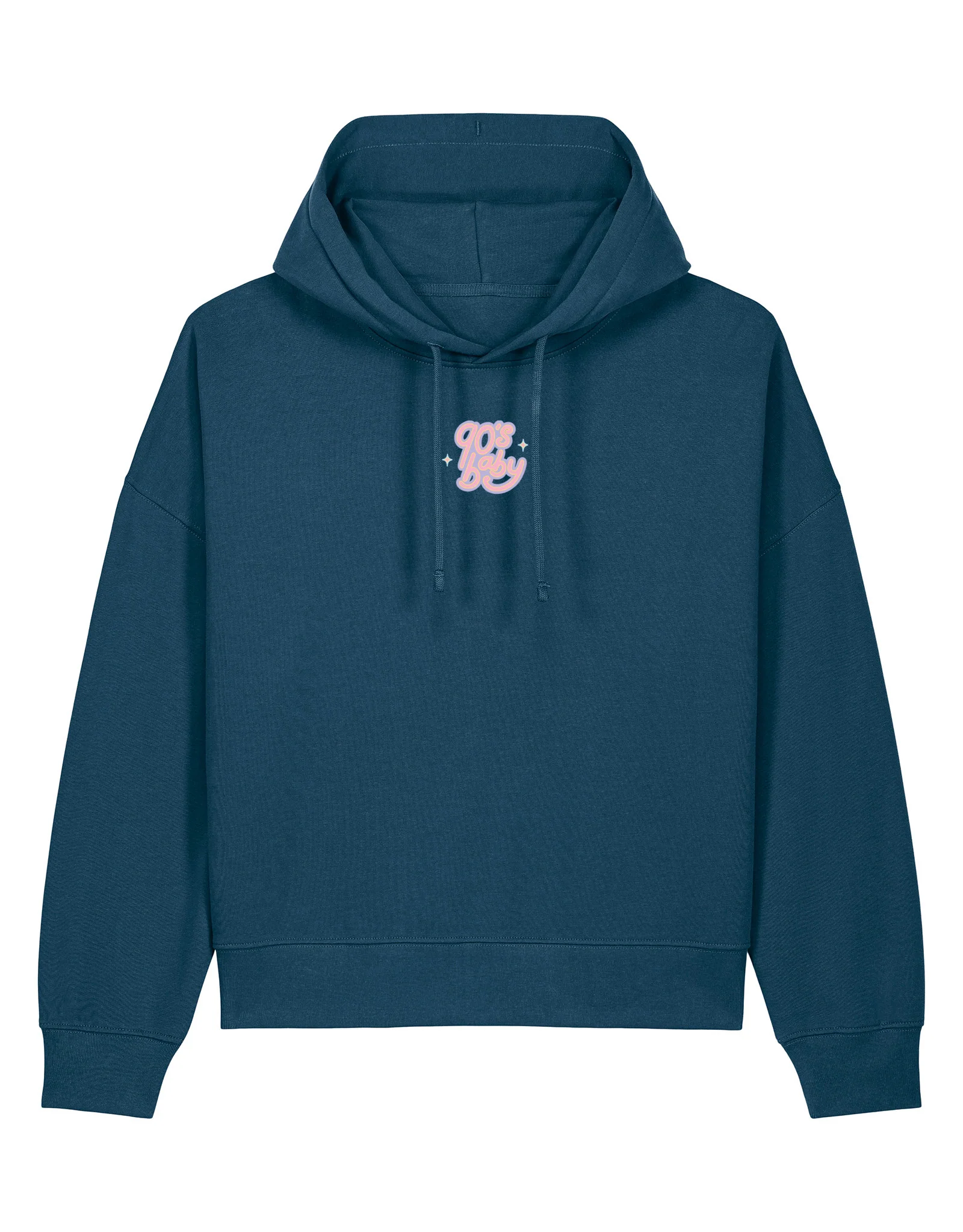 90s Baby Printed Boxy Organic Cotton Hoodie - Image 6