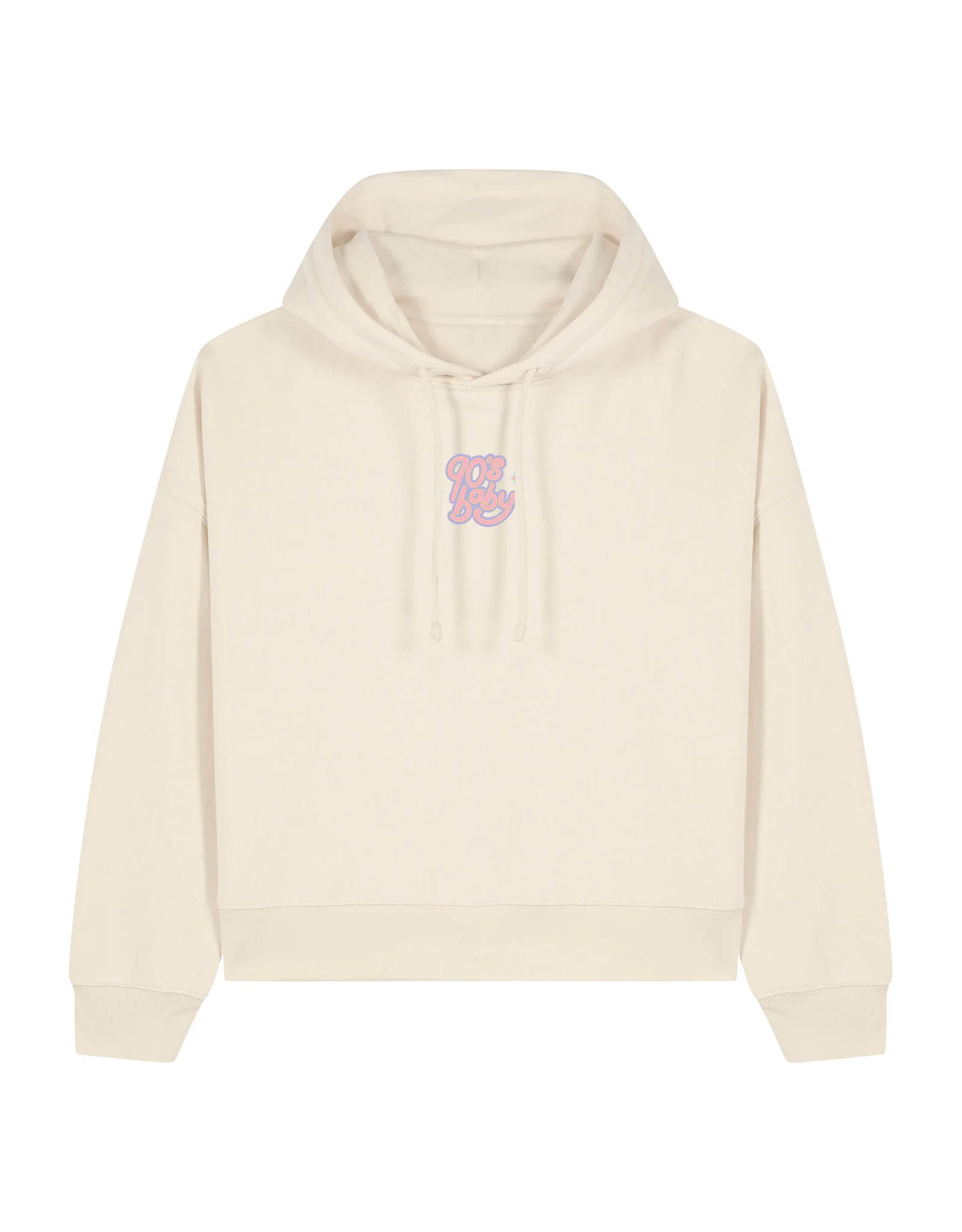 90s Baby Printed Boxy Organic Cotton Hoodie - Image 8