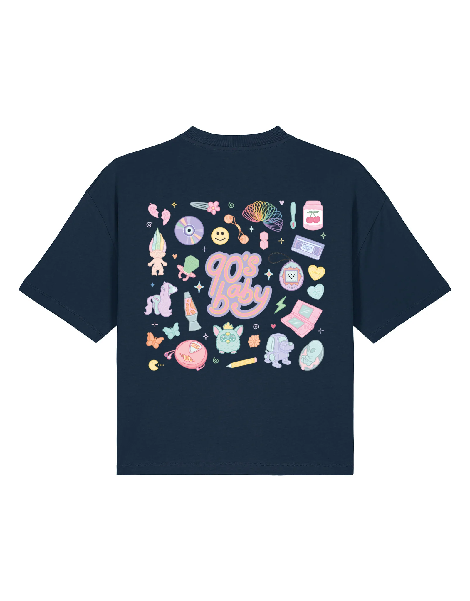 90s Baby Printed Boxy Organic Cotton Tee - Image 11