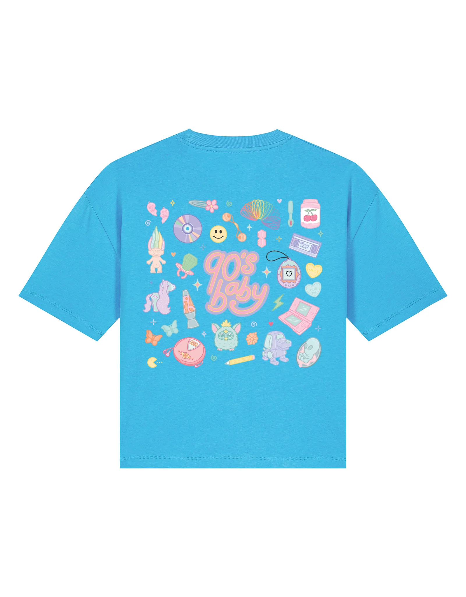 90s Baby Printed Boxy Organic Cotton Tee - Image 15