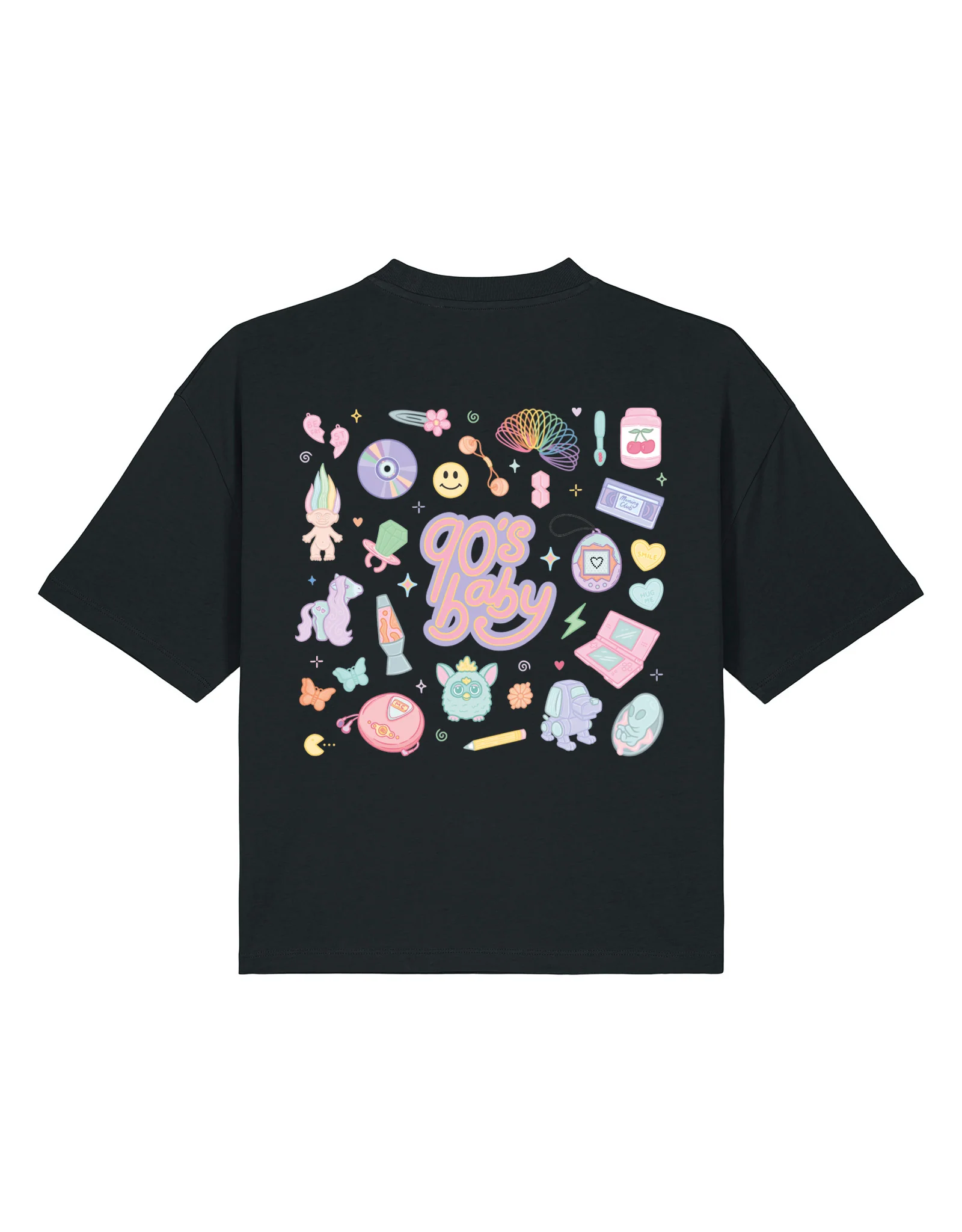 90s Baby Printed Boxy Organic Cotton Tee - Image 5