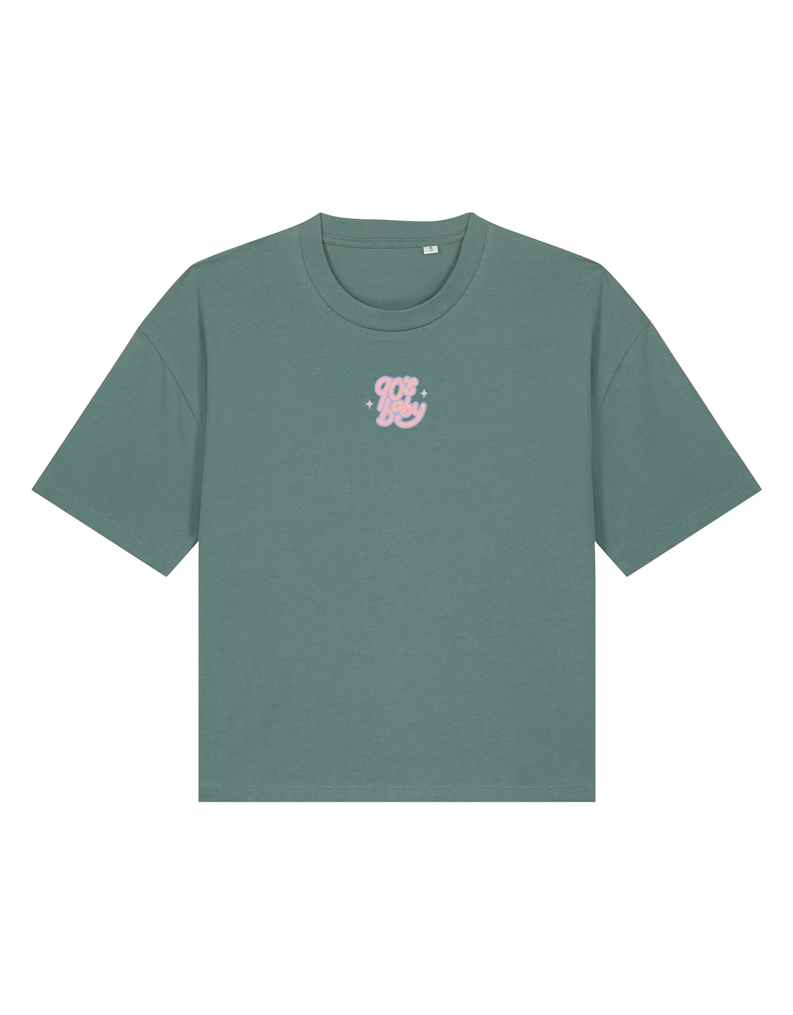 90s Baby Printed Boxy Organic Cotton Tee - Image 8