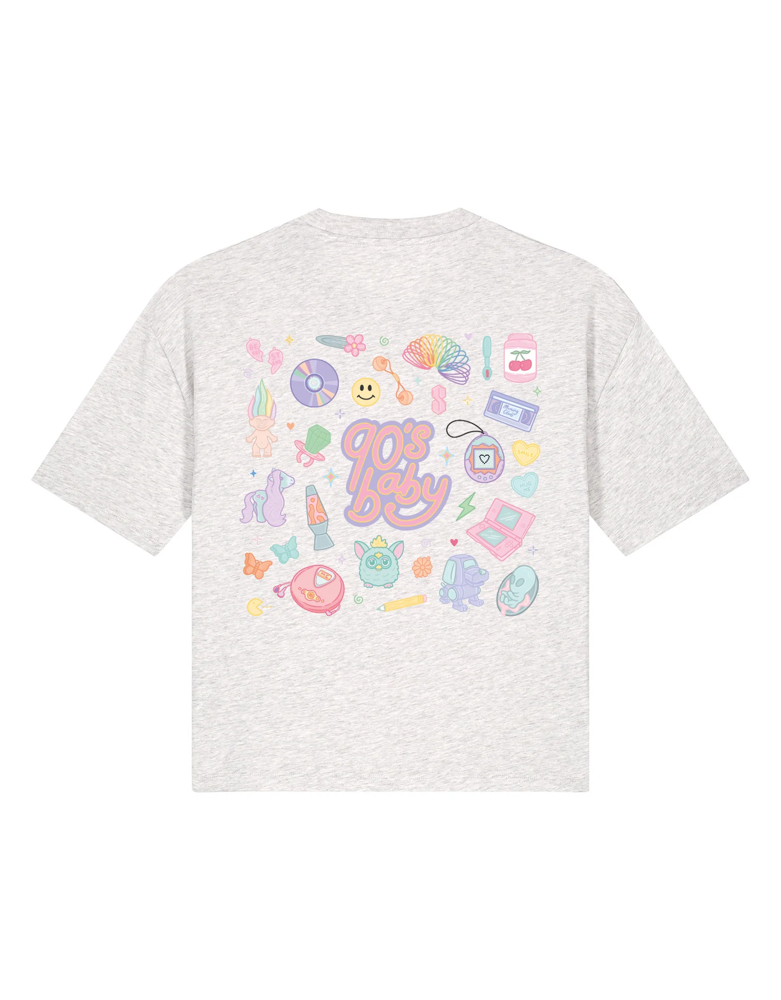 90s Baby Printed Boxy Organic Cotton Tee - Image 9