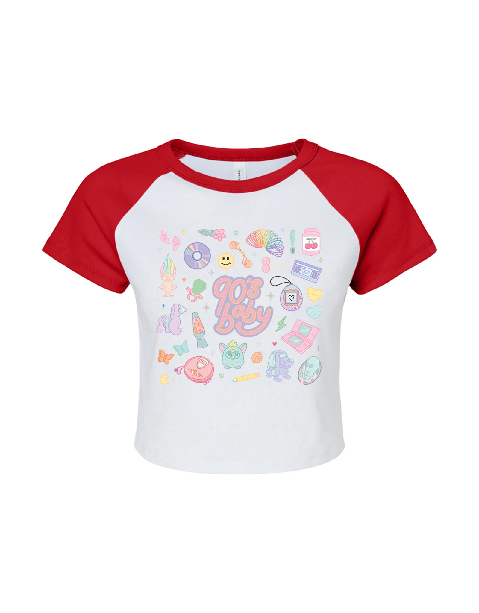 90s Baby Printed Micro Rib Baby Tee - Image 10