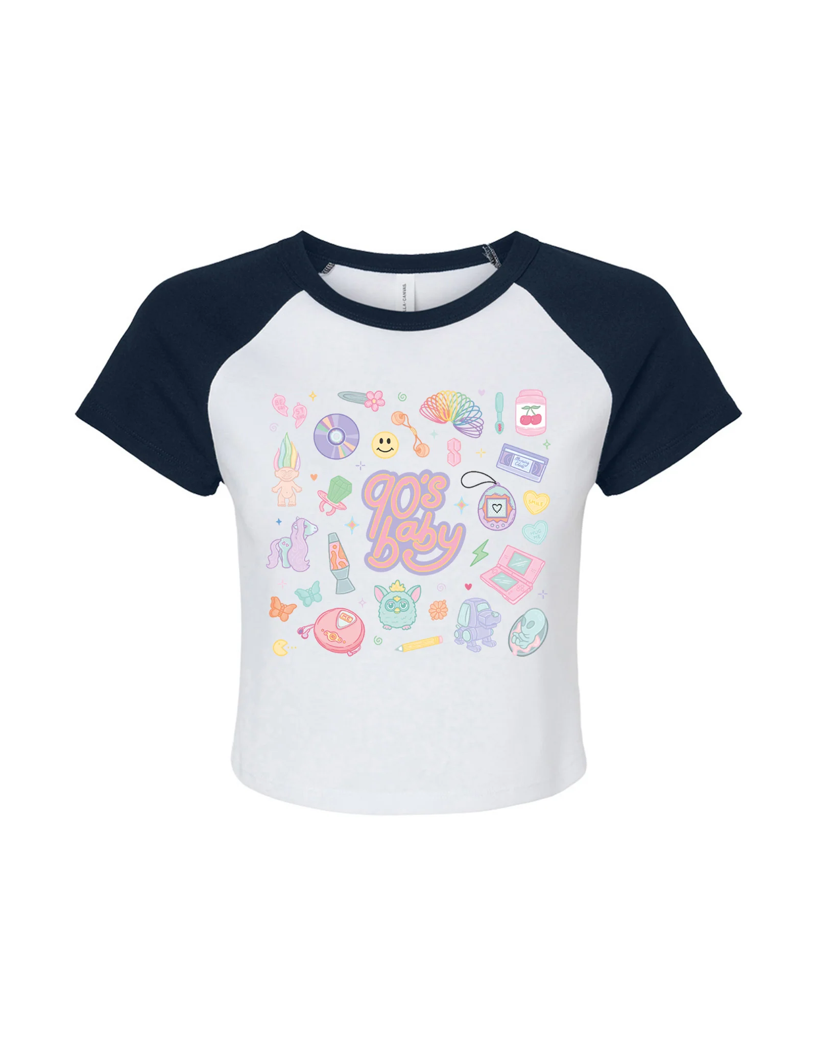 90s Baby Printed Micro Rib Baby Tee - Image 11