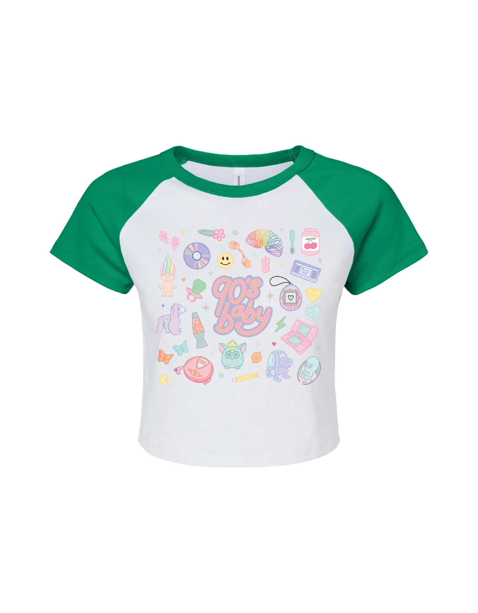 90s Baby Printed Micro Rib Baby Tee - Image 12