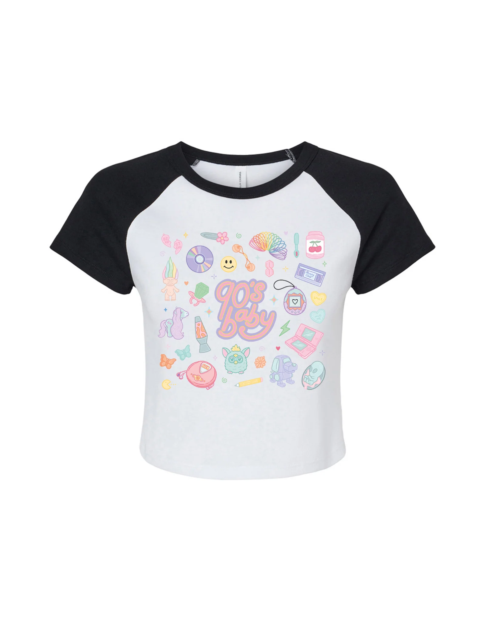 90s Baby Printed Micro Rib Baby Tee - Image 13