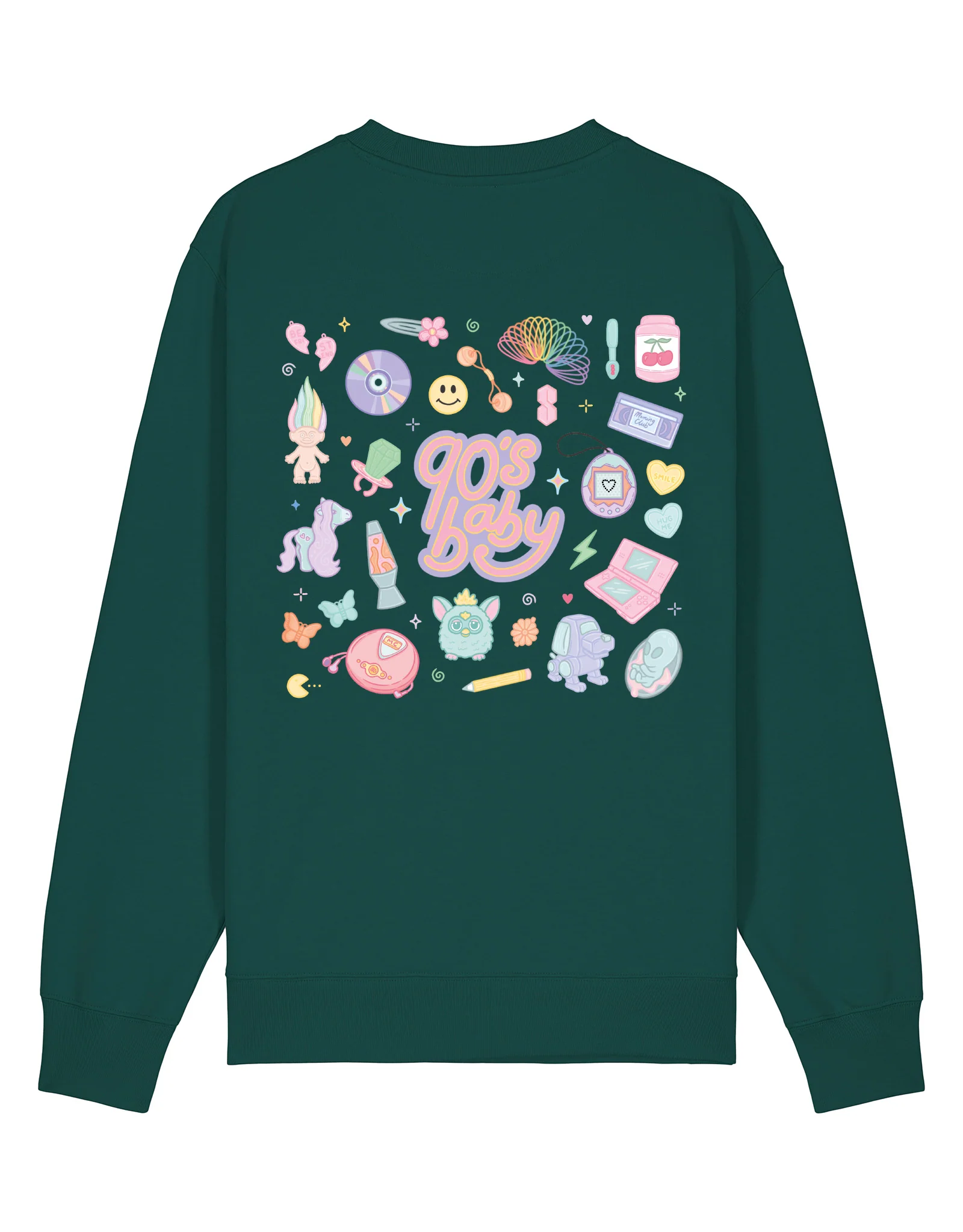 90s Baby Printed Organic Cotton Sweatshirt - Image 11