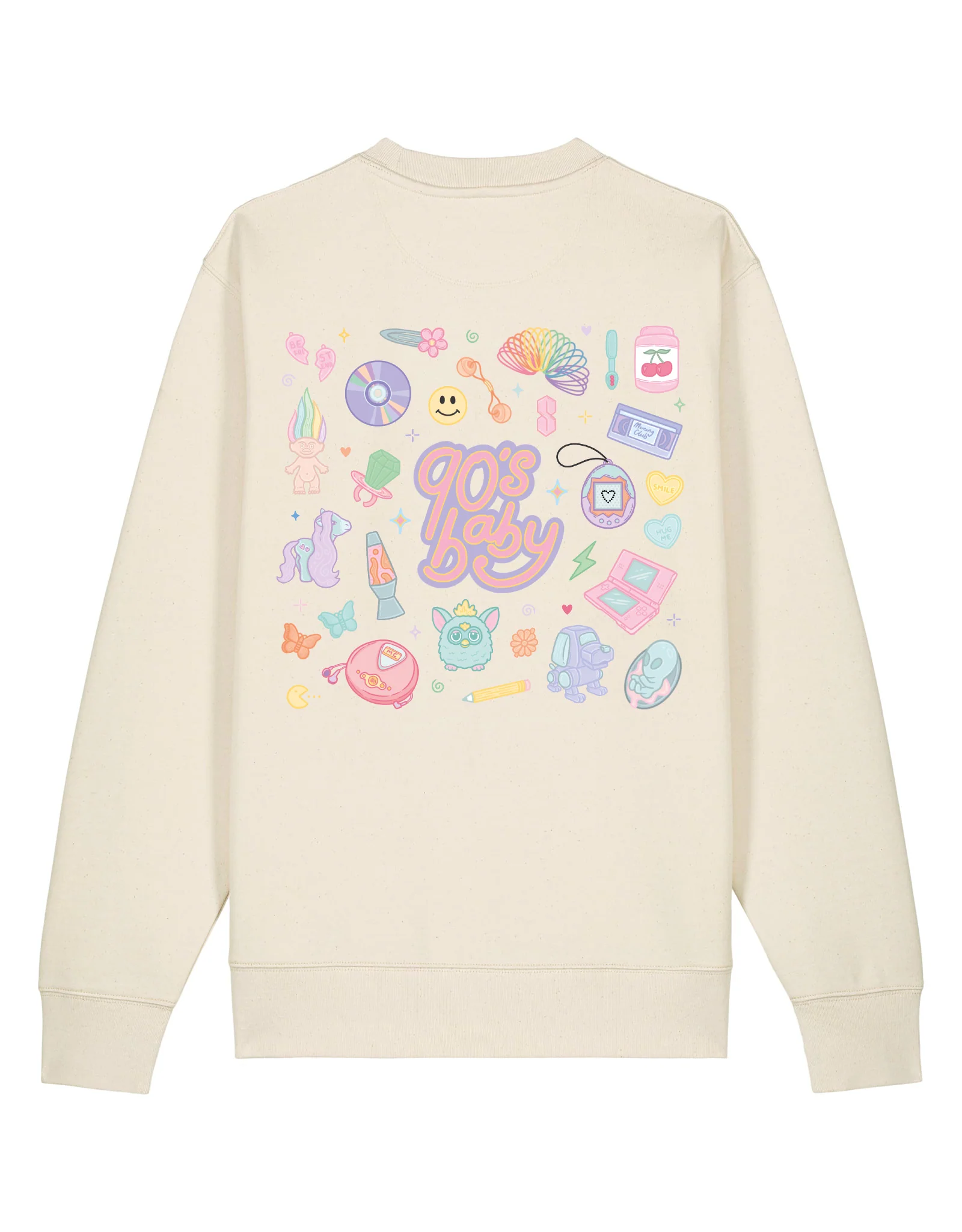 90s Baby Printed Organic Cotton Sweatshirt - Image 17