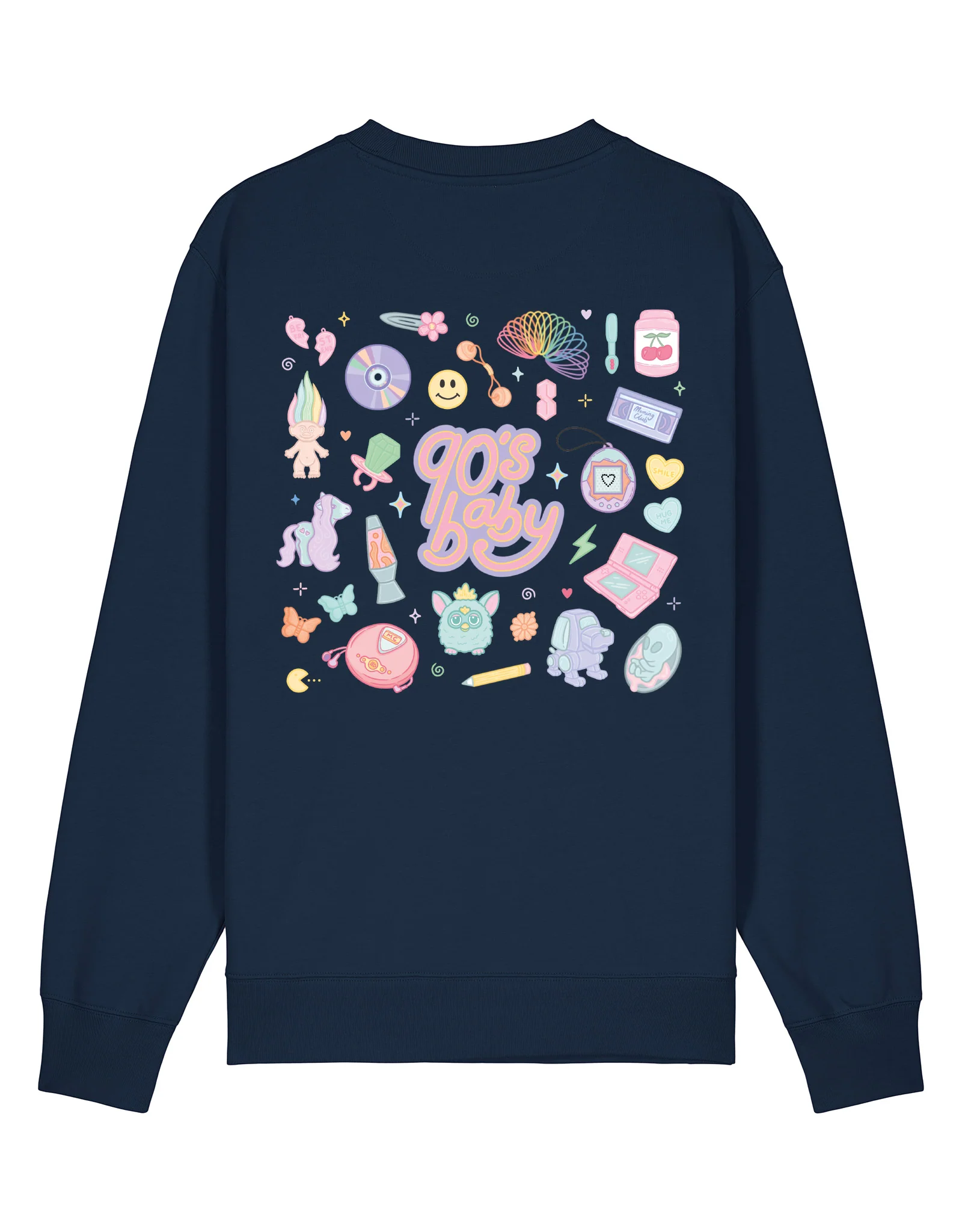 90s Baby Printed Organic Cotton Sweatshirt - Image 3