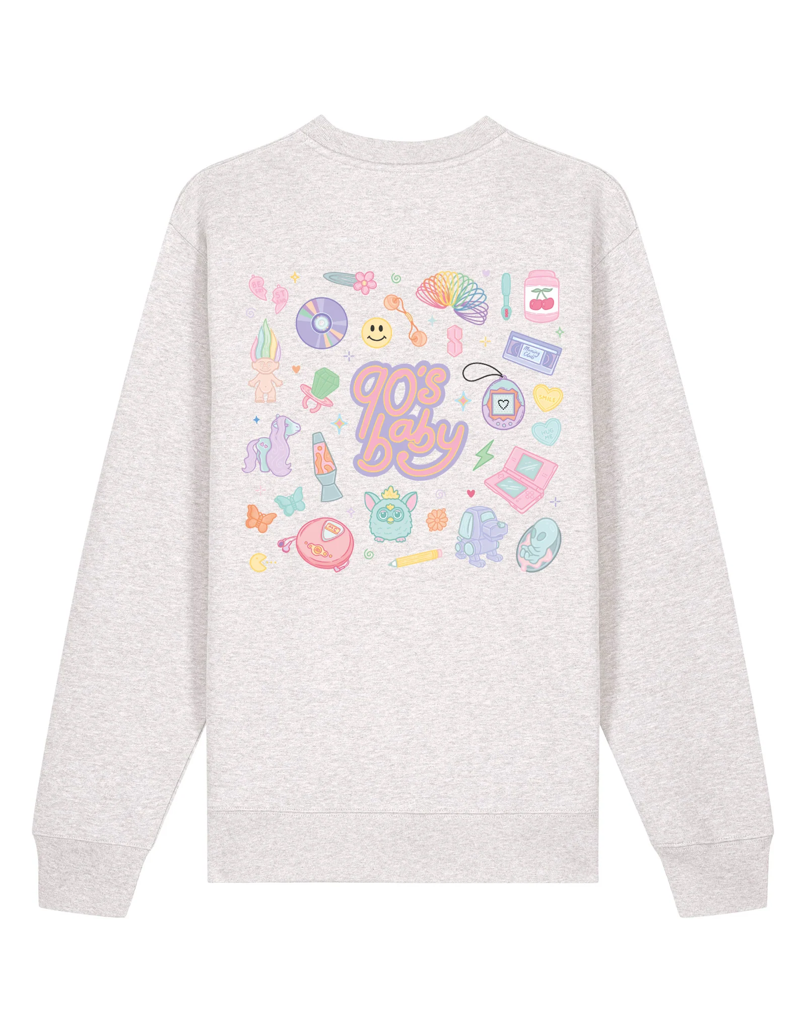 90s Baby Printed Organic Cotton Sweatshirt - Image 5