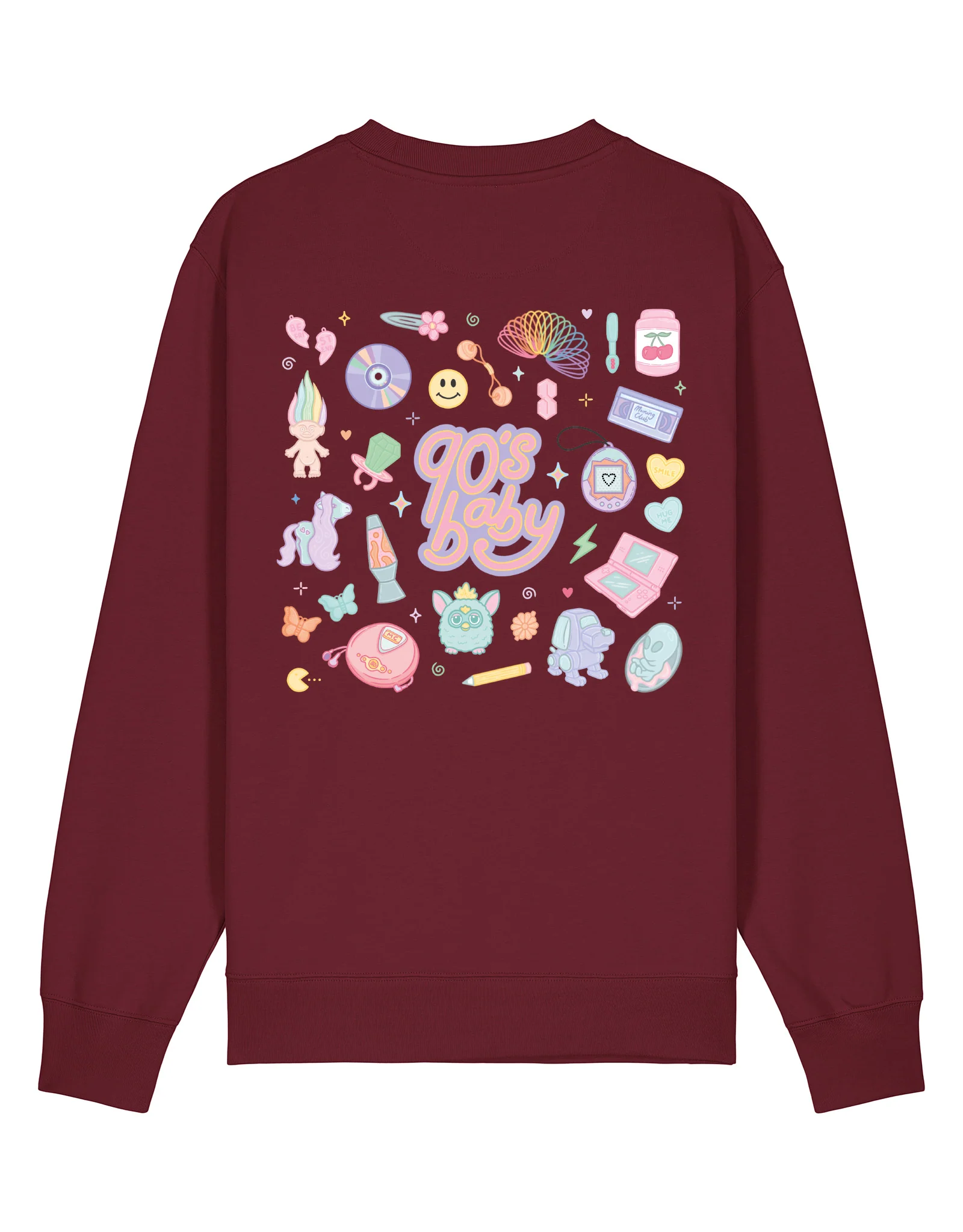 90s Baby Printed Organic Cotton Sweatshirt - Image 7