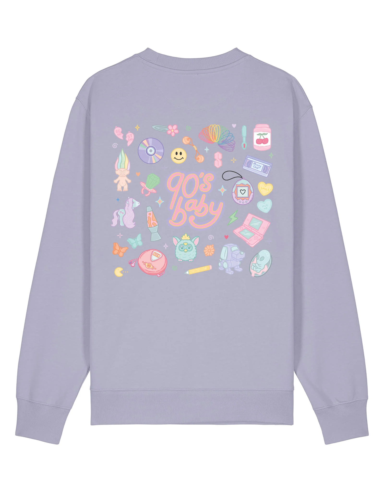 90s Baby Printed Organic Cotton Sweatshirt - Image 9