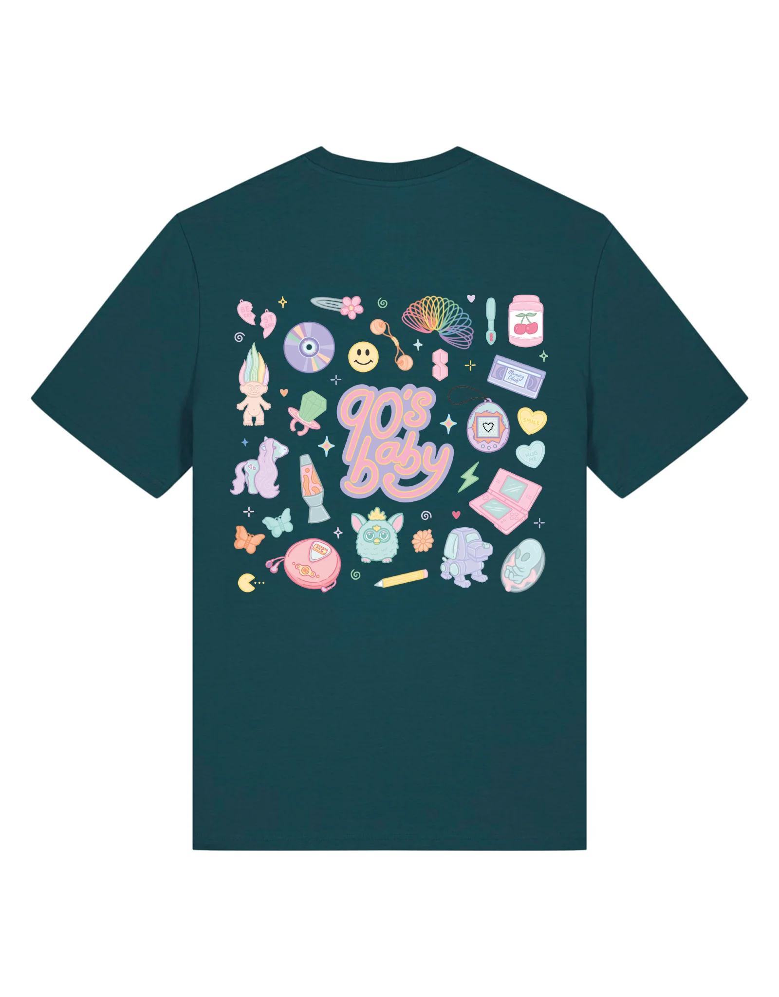 90s Baby Printed Organic Cotton T-Shirt - Image 23