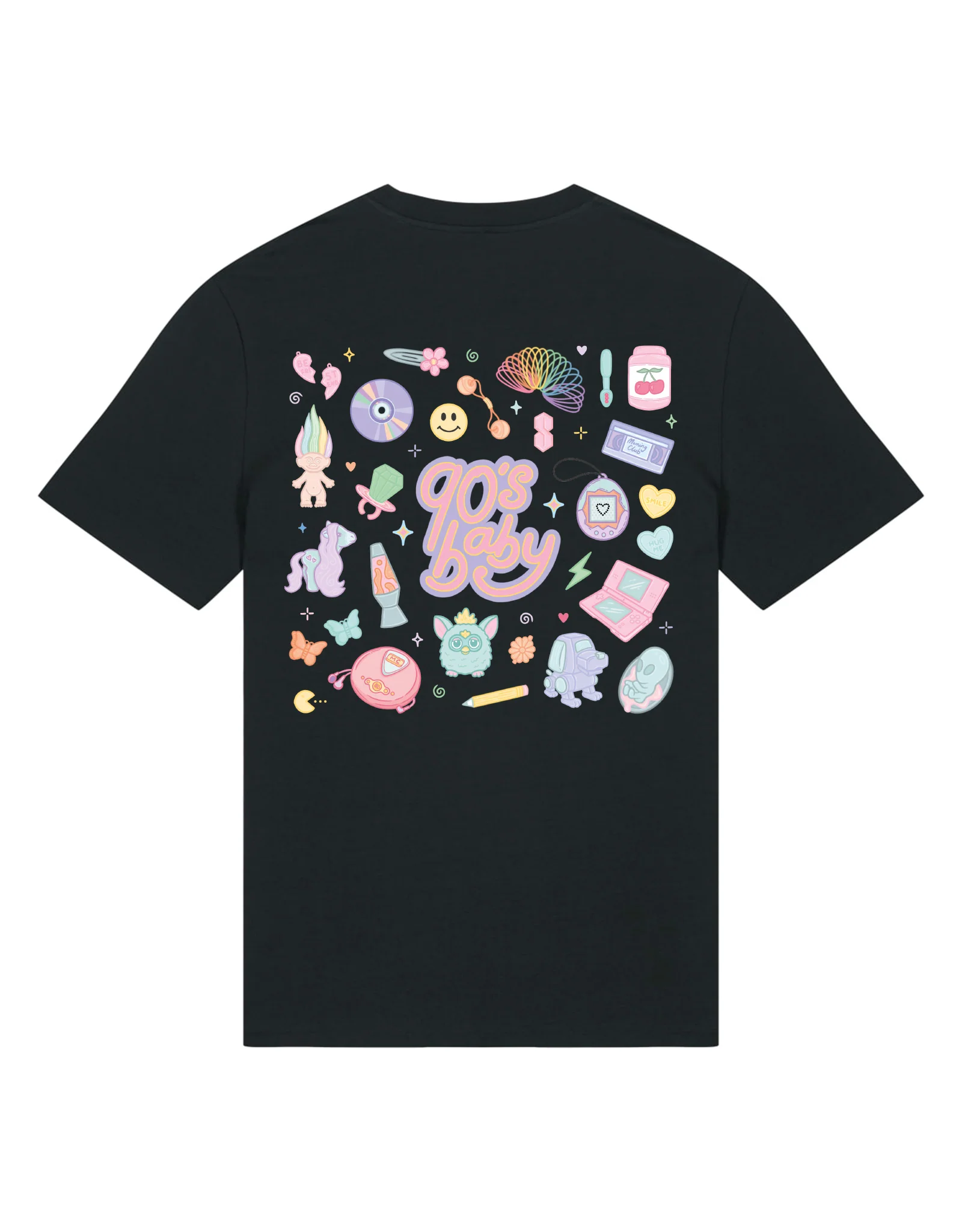 90s Baby Printed Organic Cotton T-Shirt - Image 5