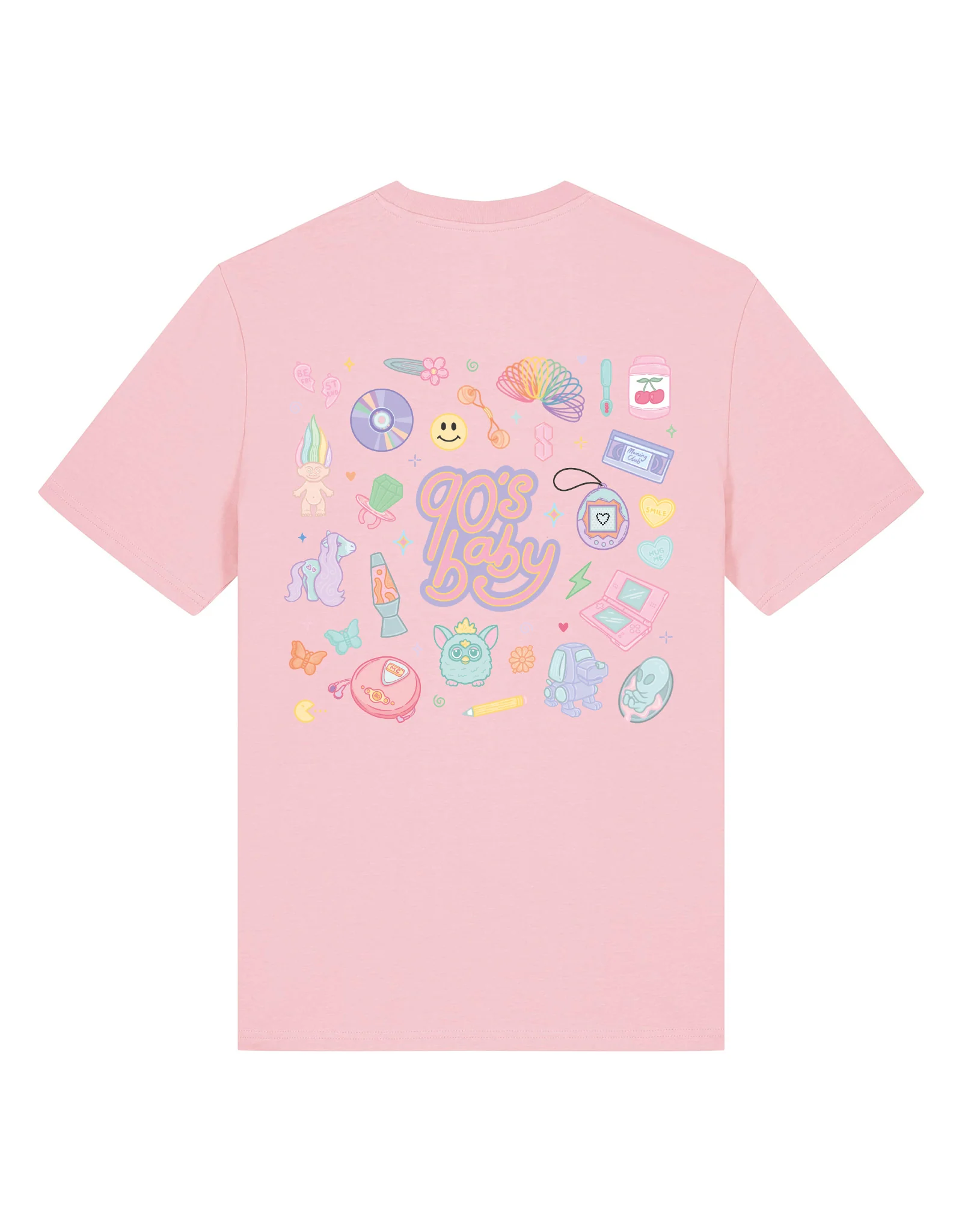 90s Baby Printed Organic Cotton T-Shirt - Image 7
