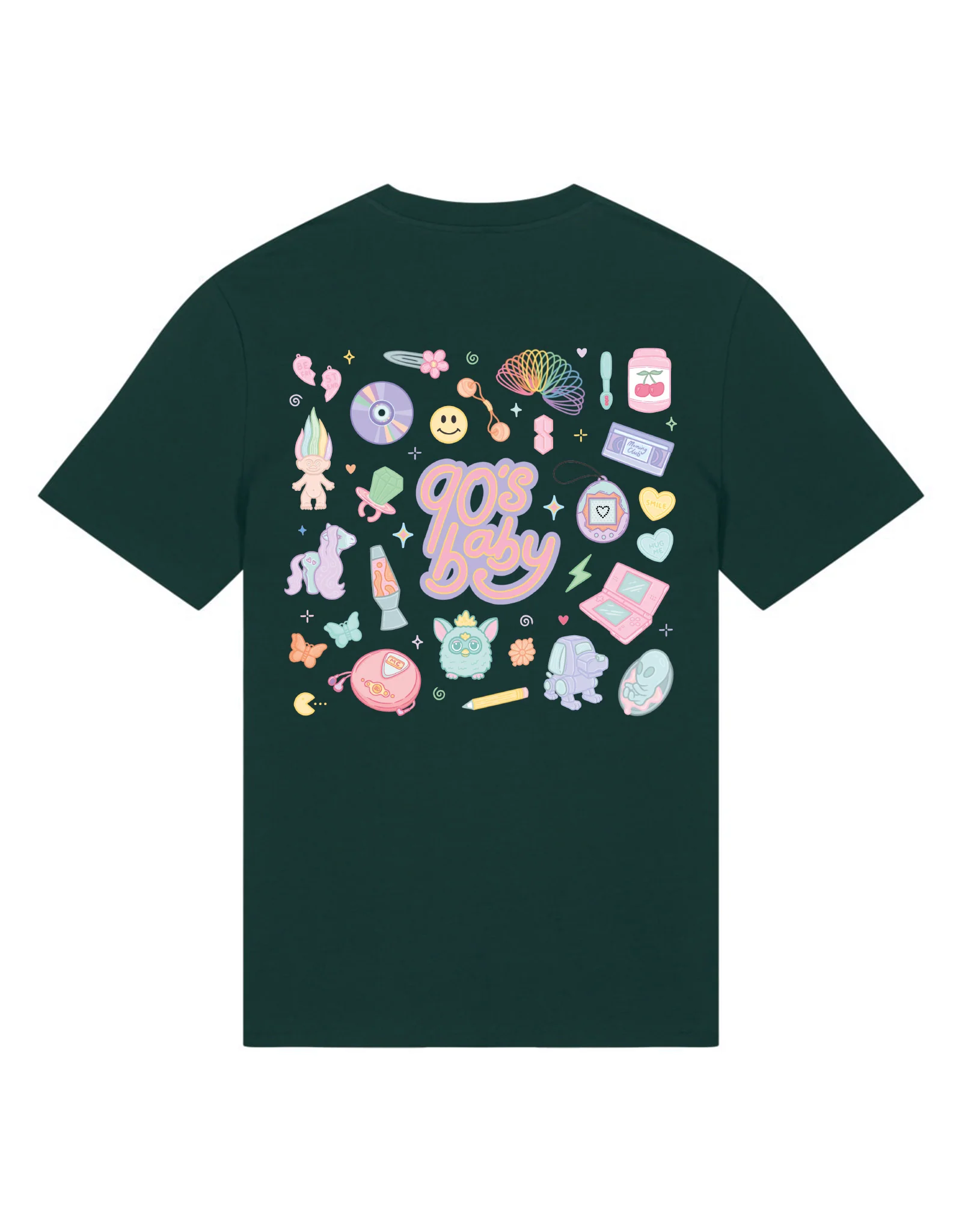 90s Baby Printed Organic Cotton T-Shirt - Image 9