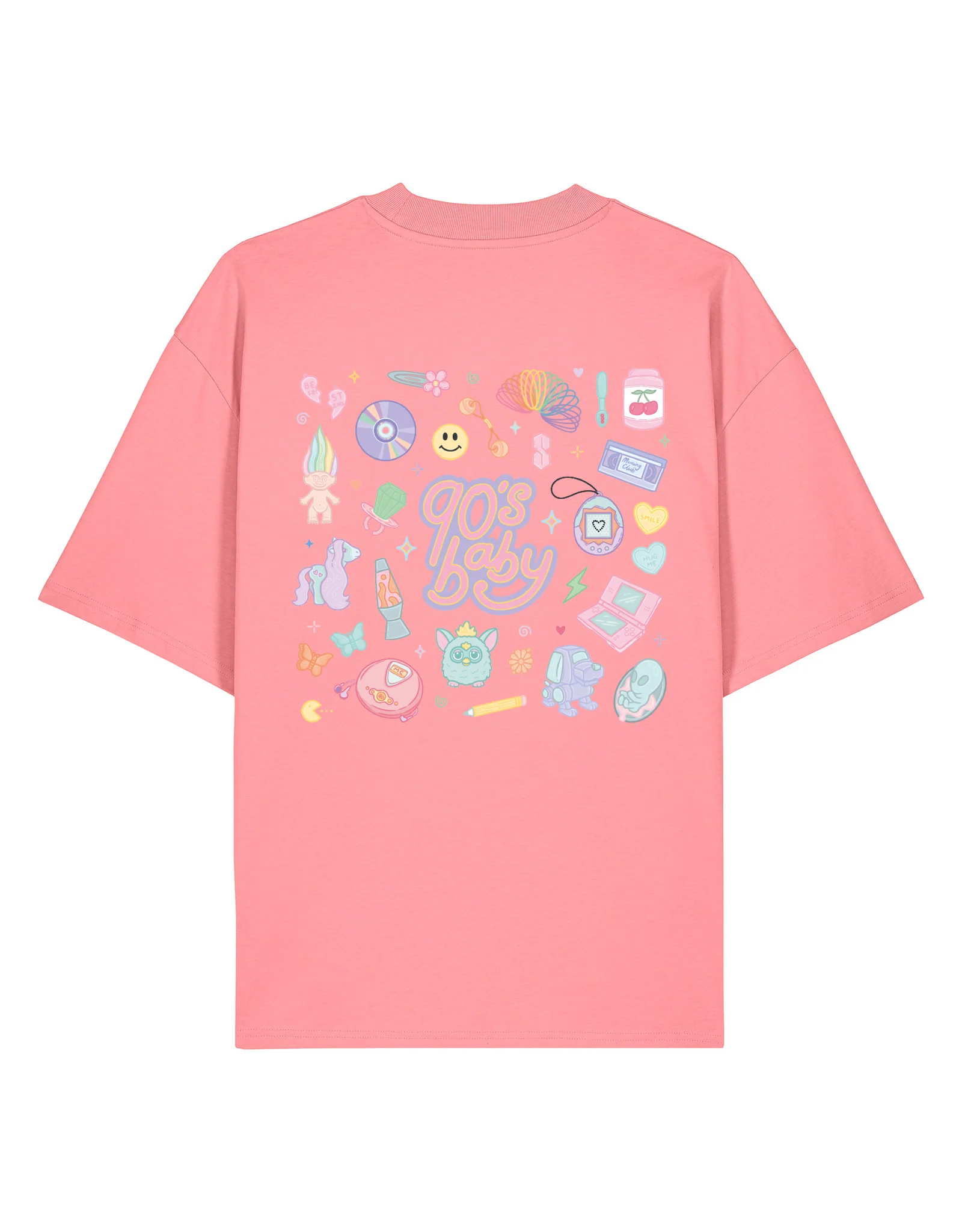 90s Baby Printed Oversized Organic Cotton Tee - Image 10
