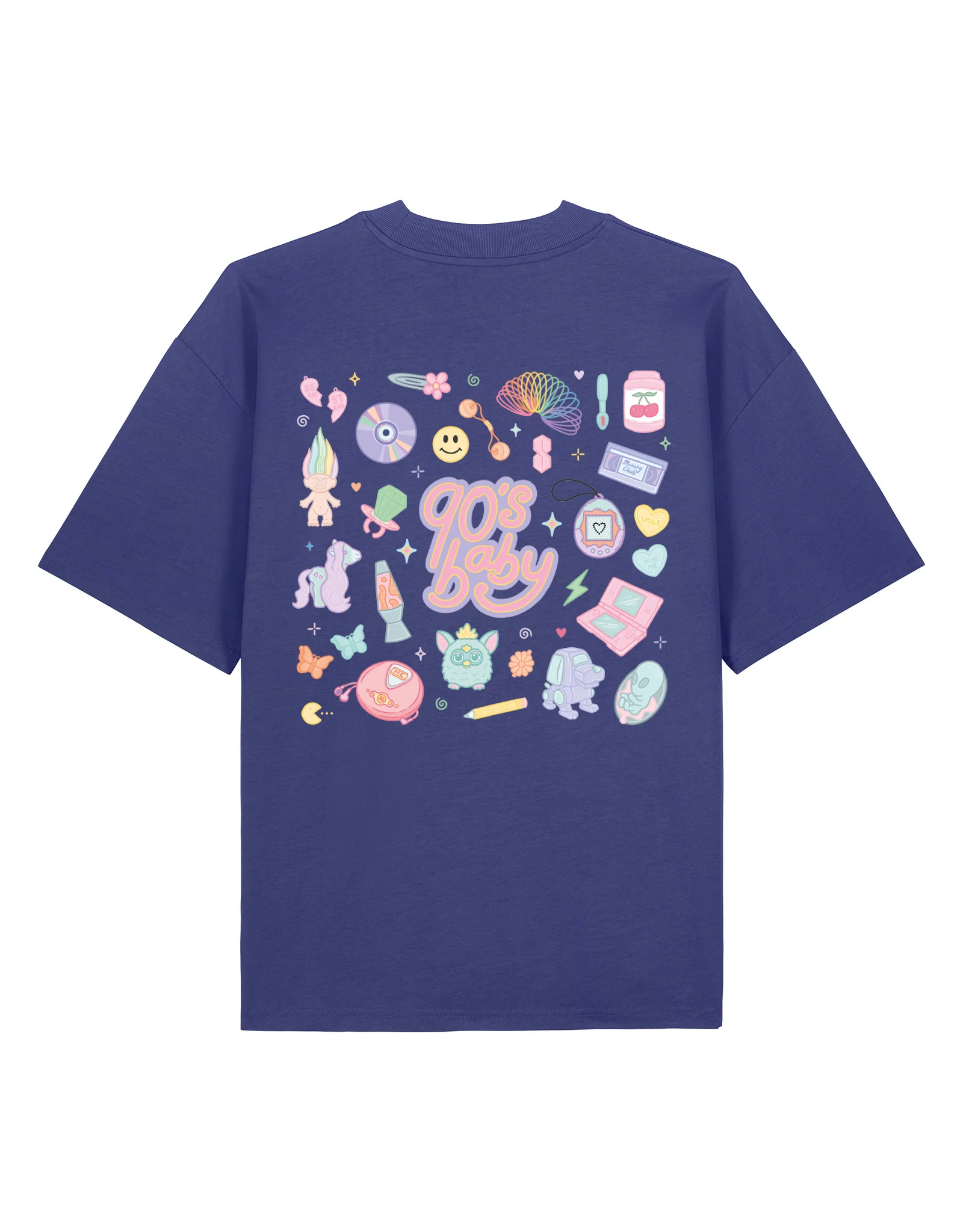 90s Baby Printed Oversized Organic Cotton Tee - Image 12