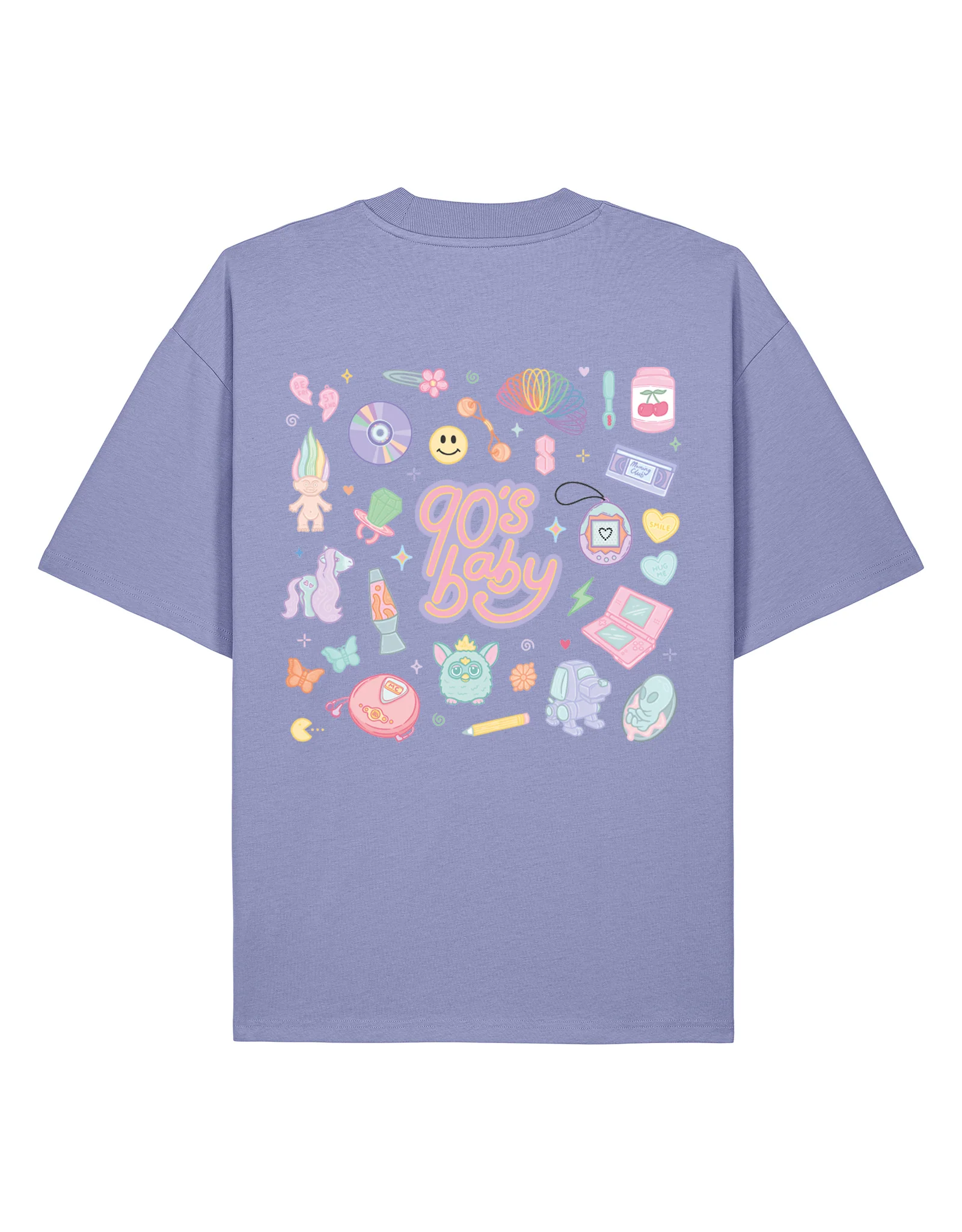 90s Baby Printed Oversized Organic Cotton Tee - Image 8