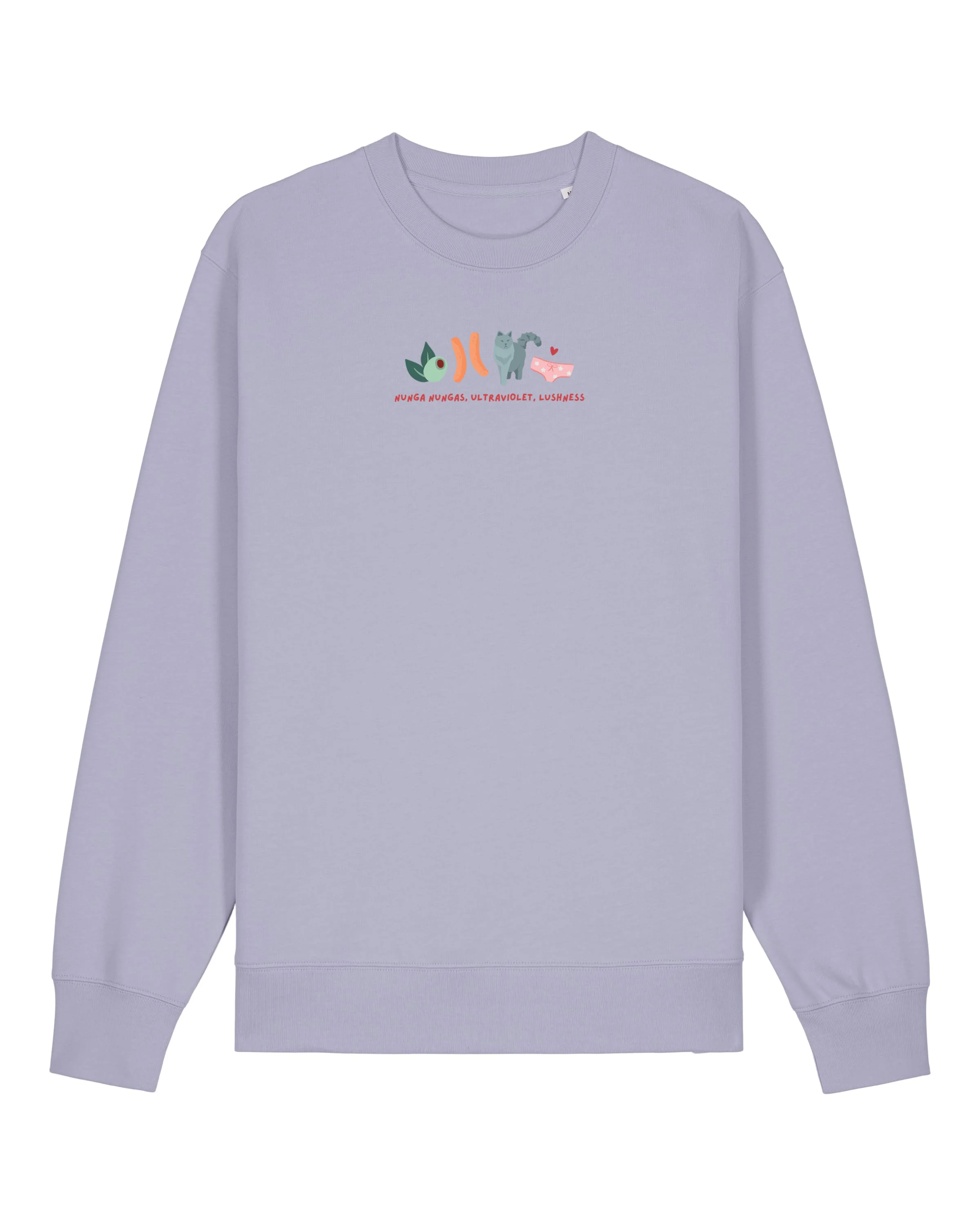Angus and Thongs Embroidered Organic Cotton Sweatshirt - Image 3