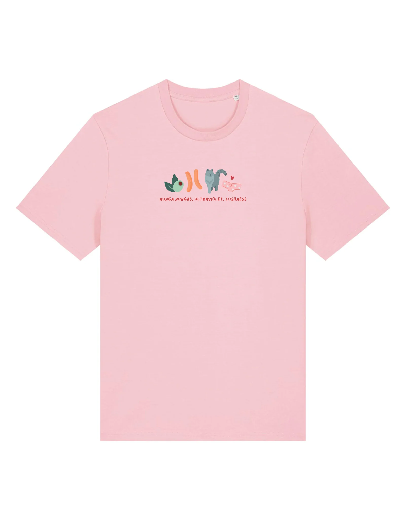 Angus and Thongs Embroidered Organic Cotton T-Shirt - Image 6