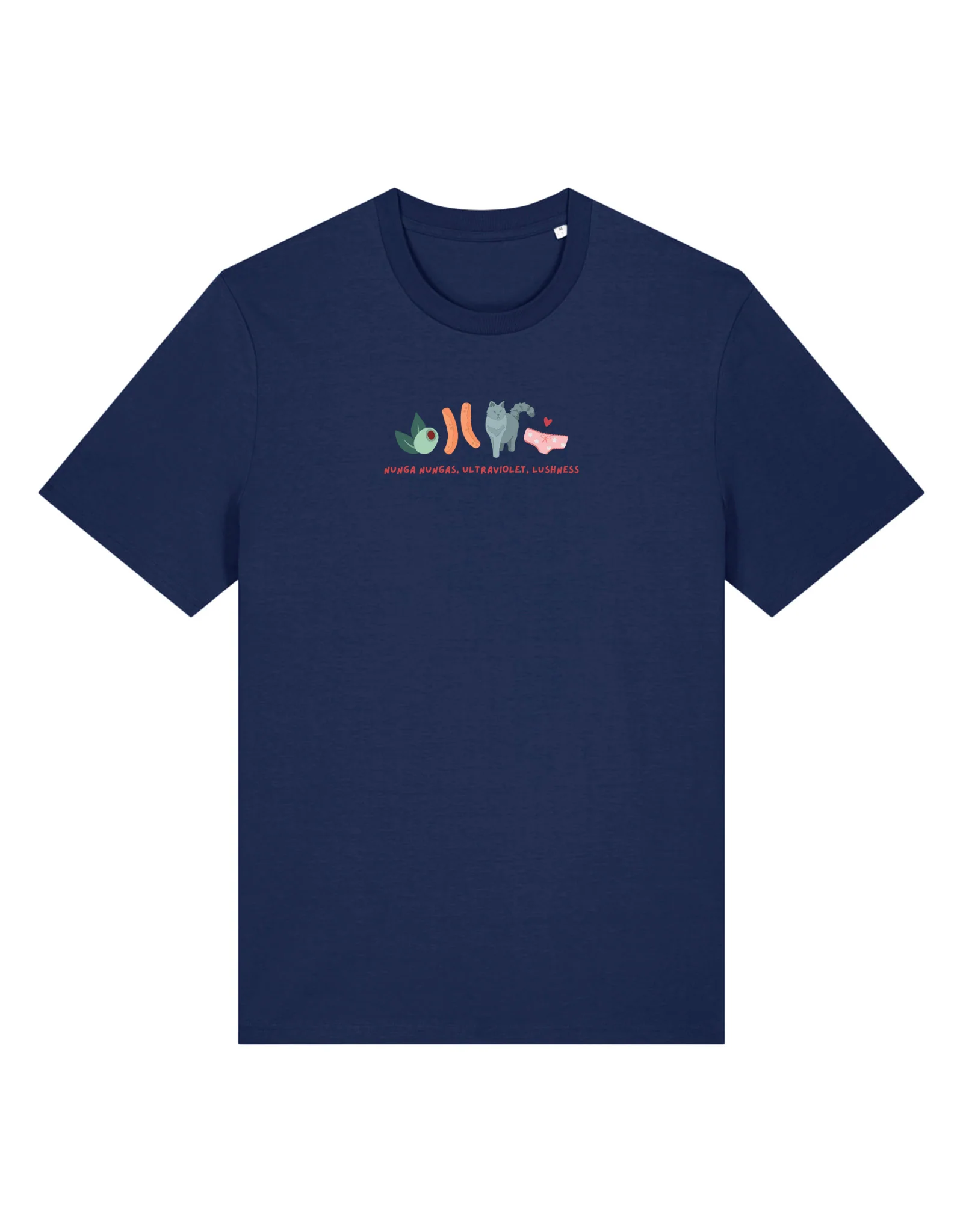 Angus and Thongs Embroidered Organic Cotton T-Shirt - Image 7