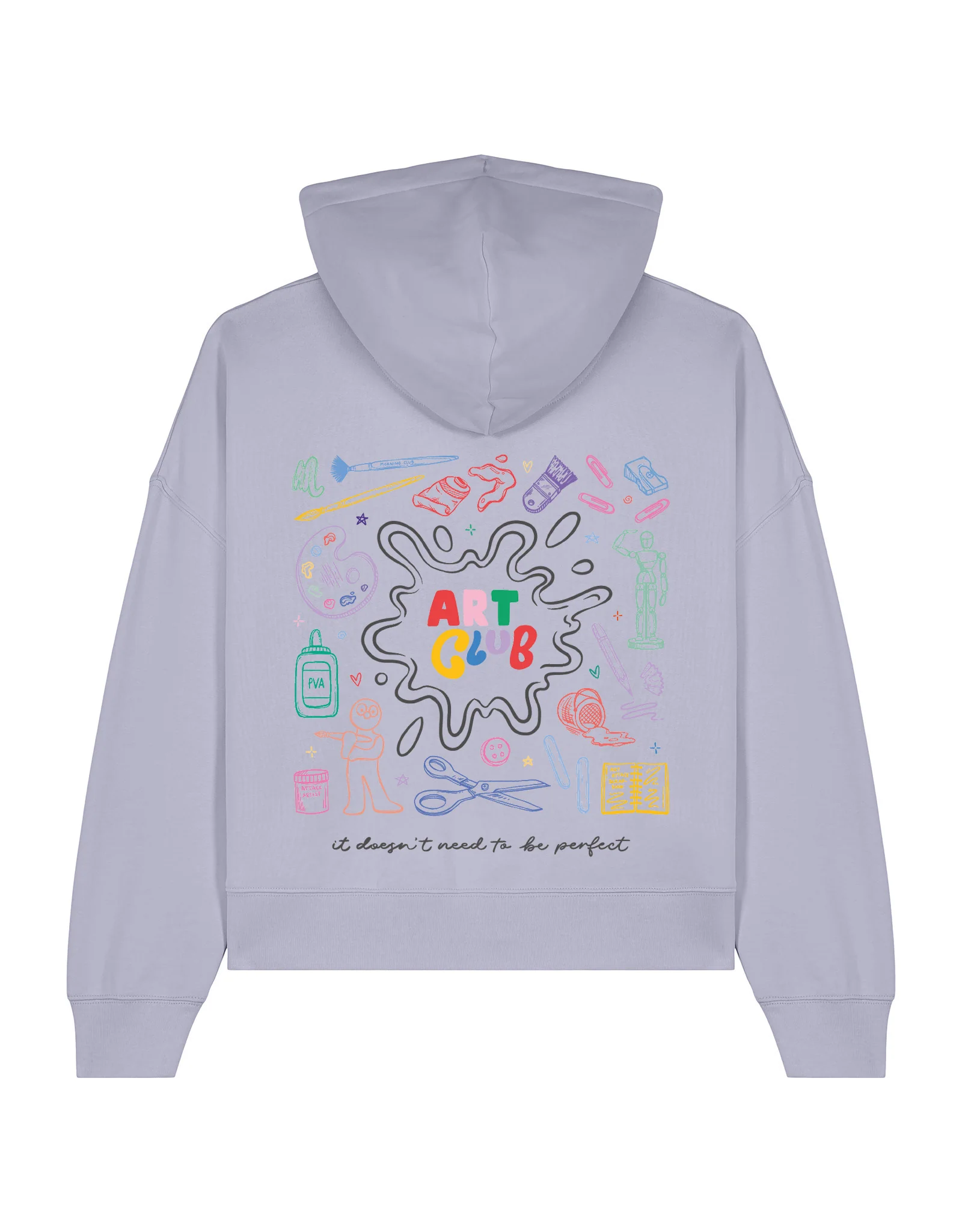 Art Club Boxy Organic Cotton Hoodie - Image 4