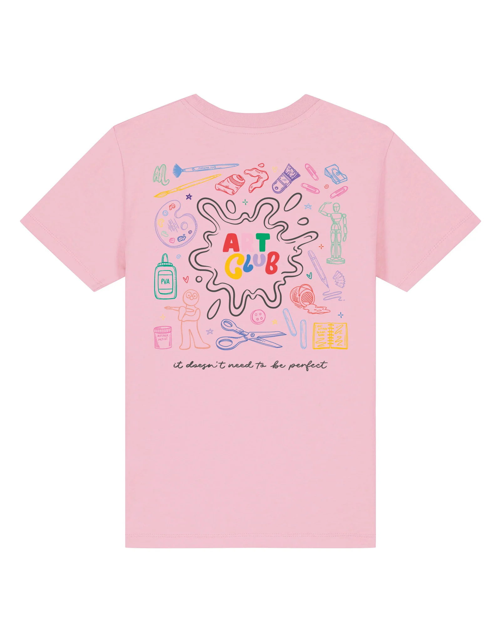 Art Club Organic Cotton Childrens T-Shirt - Image 5