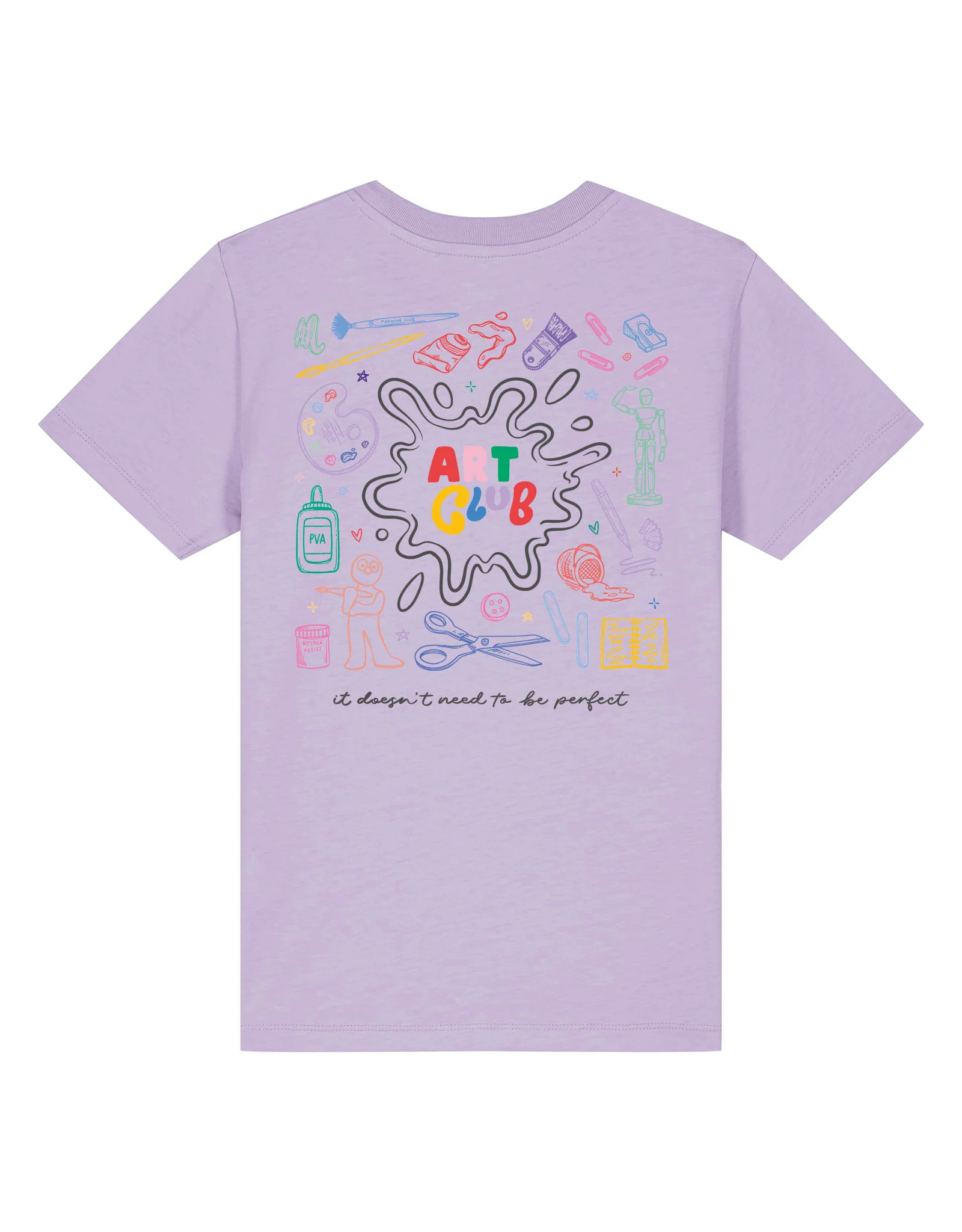 Art Club Organic Cotton Childrens T-Shirt - Image 6