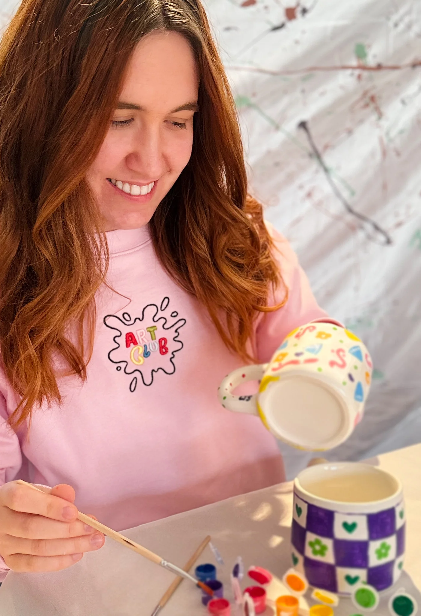 Art Club Organic Cotton Sweatshirt - Image 2