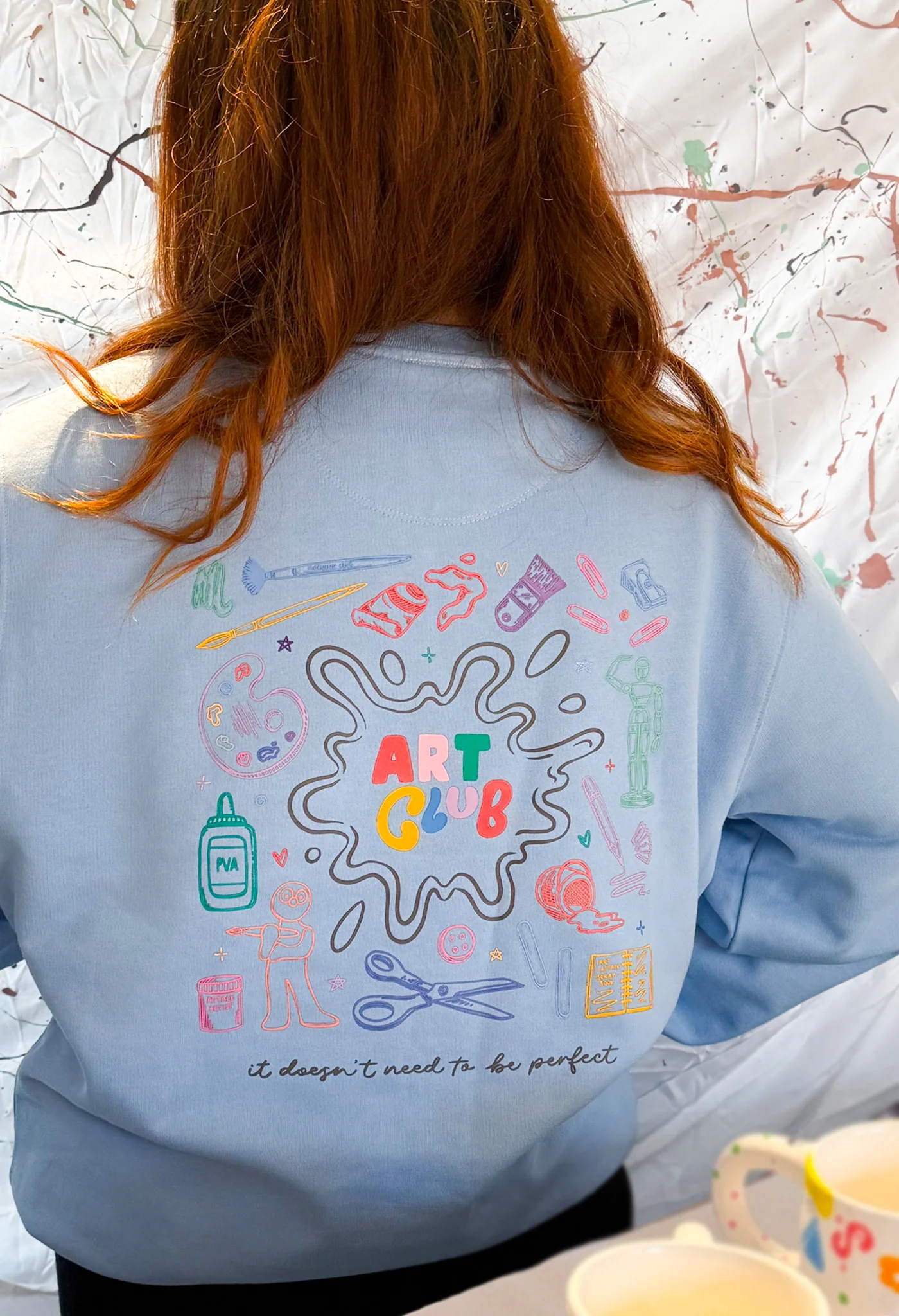 Art Club Organic Cotton Sweatshirt - Image 4