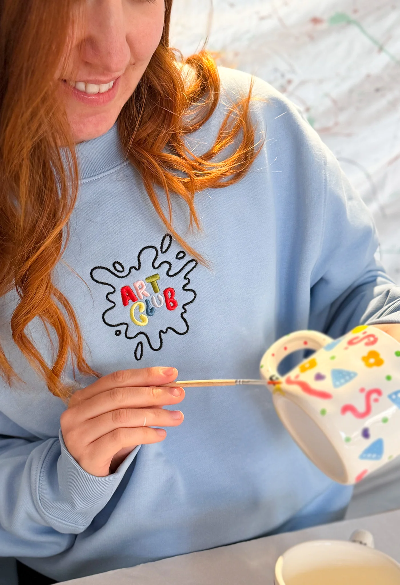 Art Club Organic Cotton Sweatshirt - Image 5