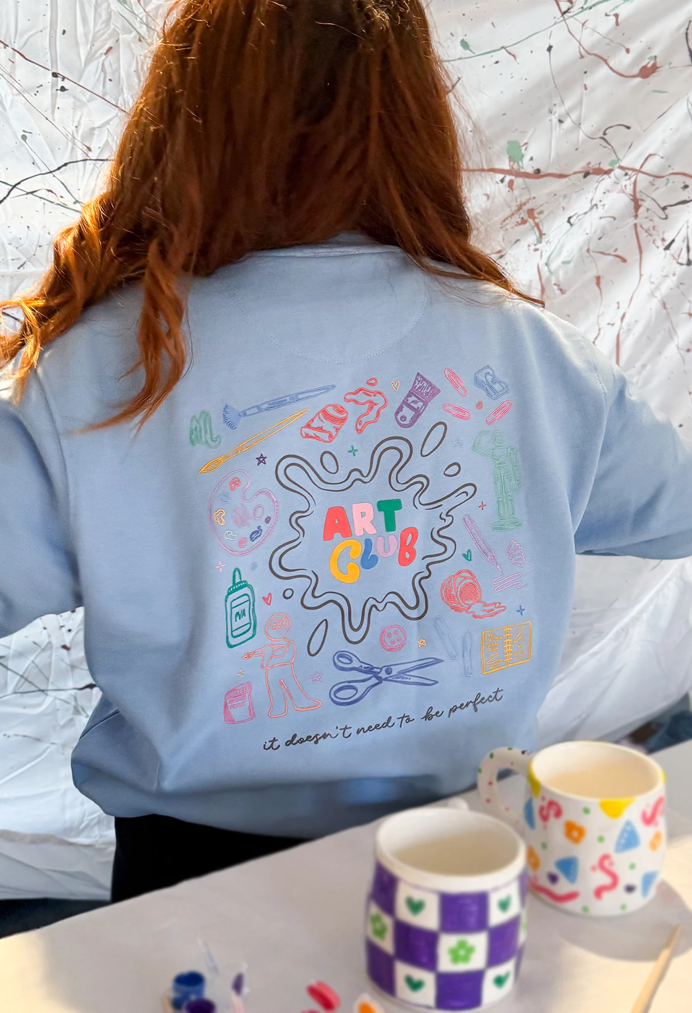 Art Club Organic Cotton Sweatshirt - Image 6