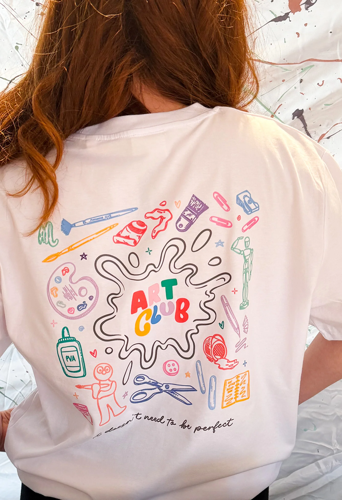 Art Club Organic Cotton T-Shirt - Image 4