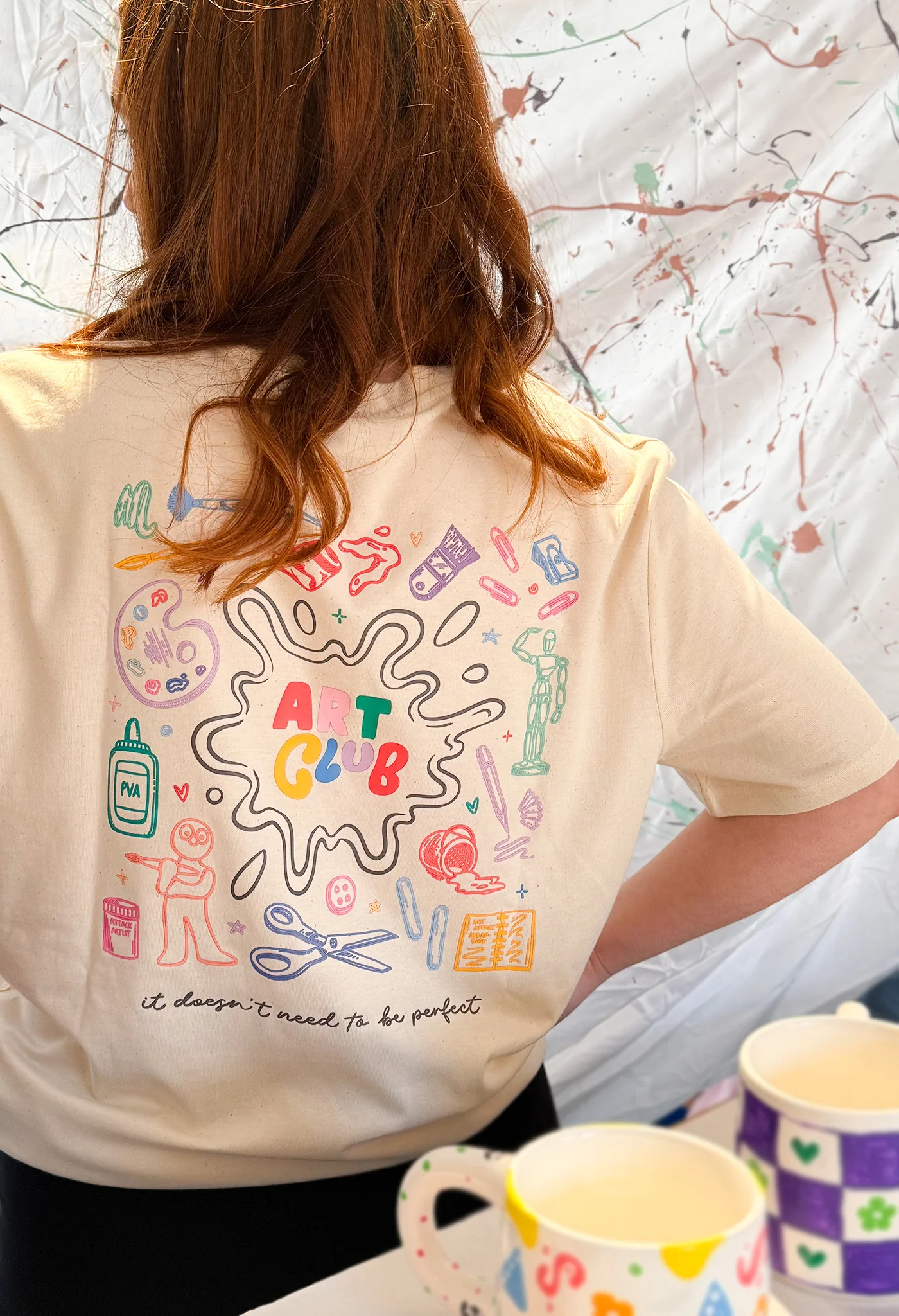 Art Club Organic Cotton T-Shirt - Image 7