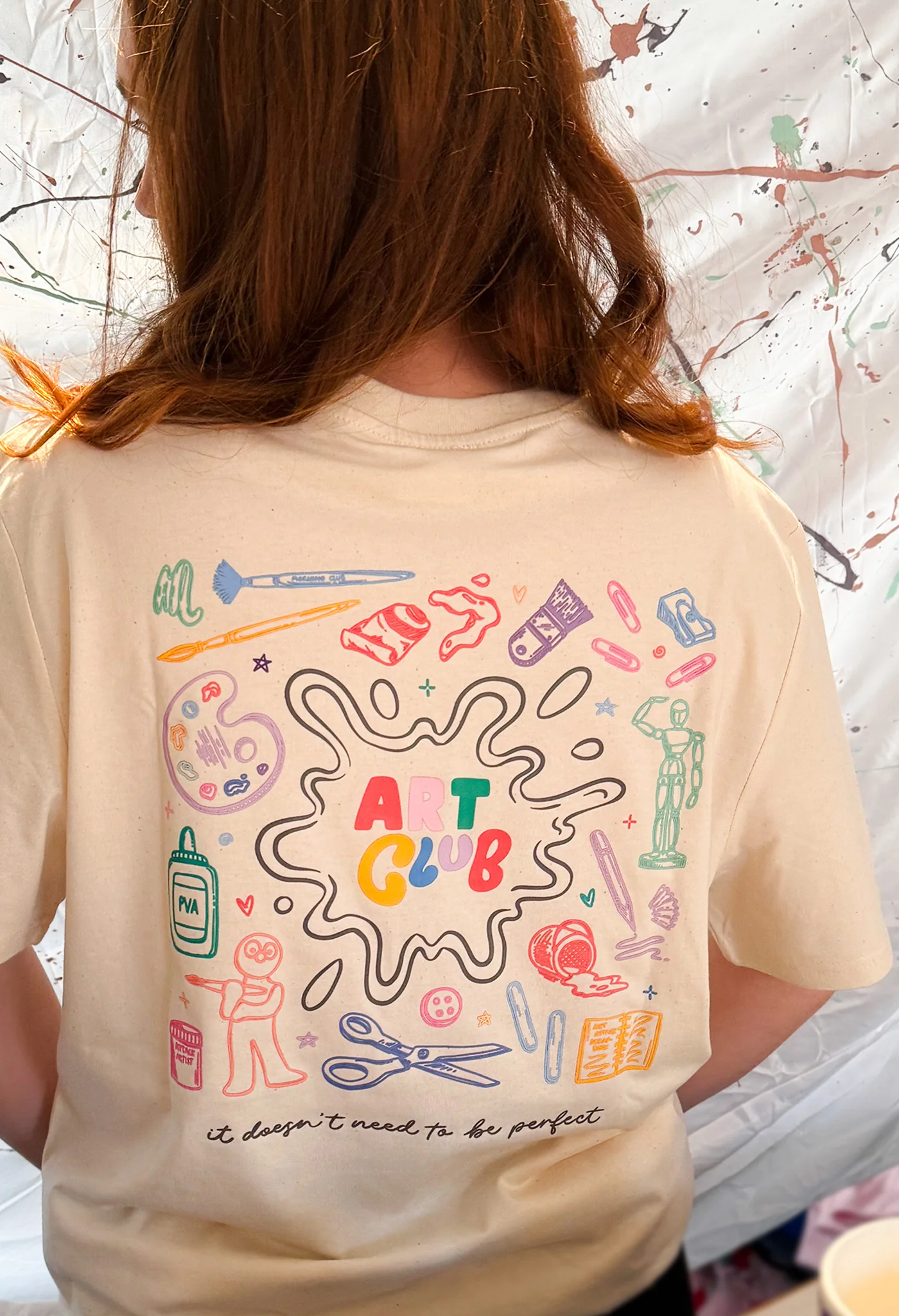 Art Club Organic Cotton T-Shirt - Image 9