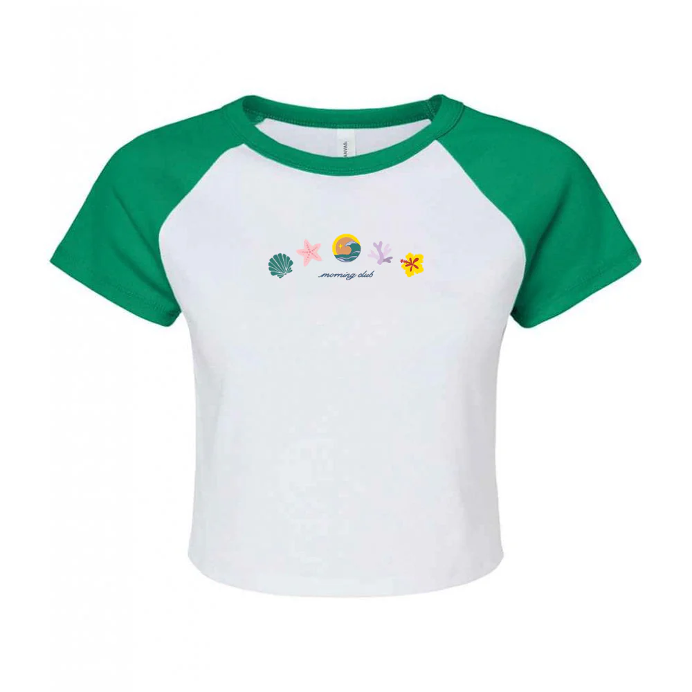 Beach Life Embroidered Micro Rib Baby Tee - Image 12