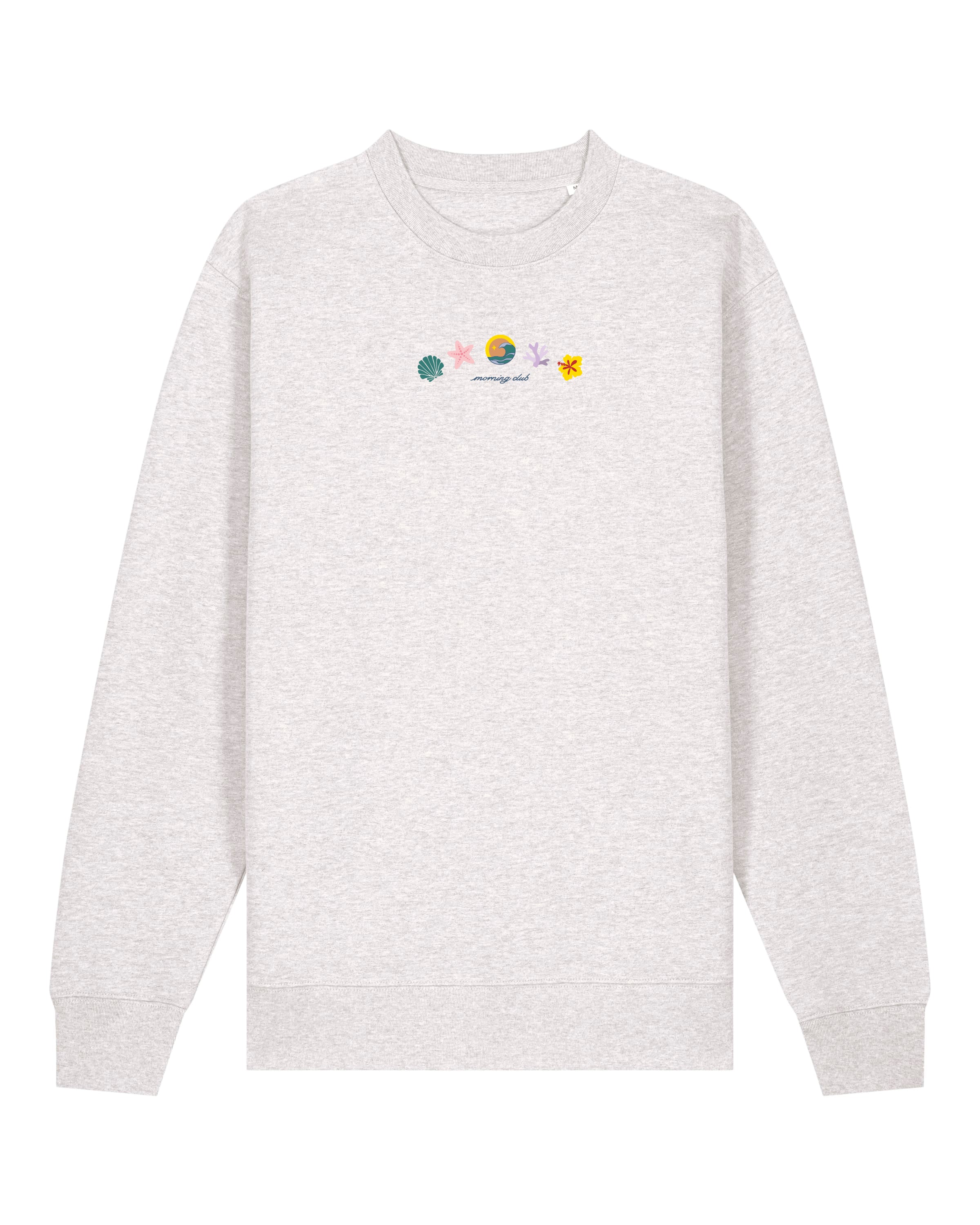 Beach Life Embroidered Organic Cotton Sweatshirt - Image 3
