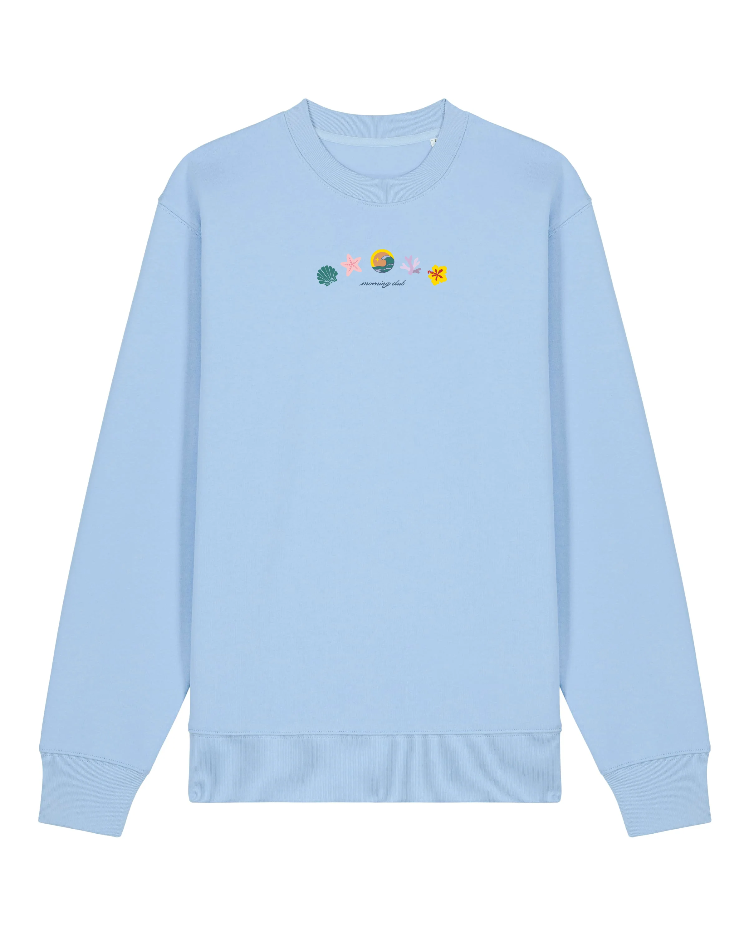 Beach Life Embroidered Organic Cotton Sweatshirt - Image 5