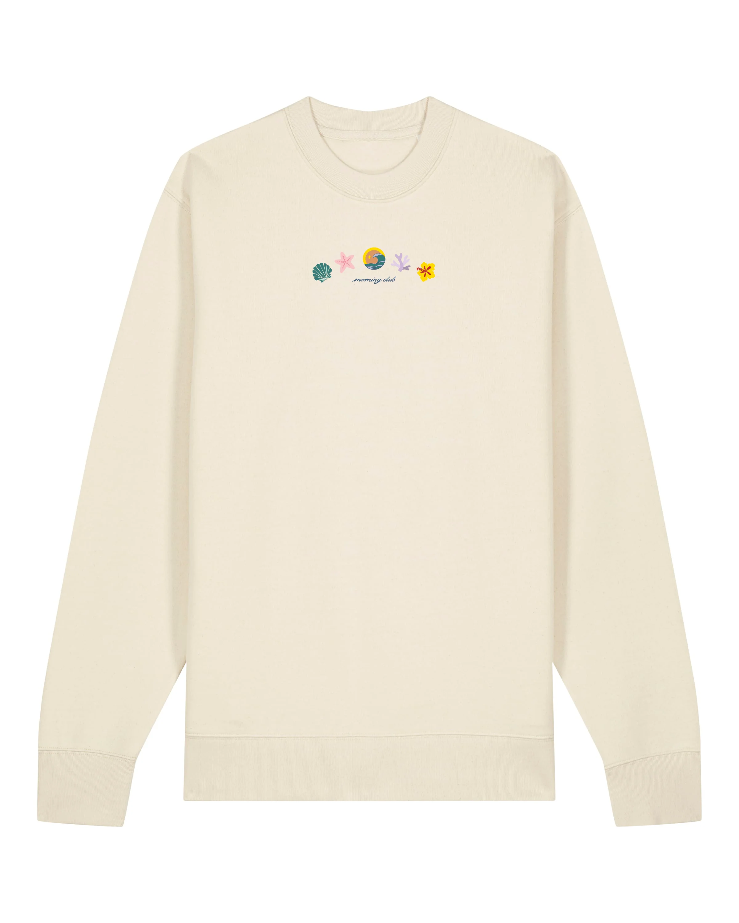 Beach Life Embroidered Organic Cotton Sweatshirt - Image 7