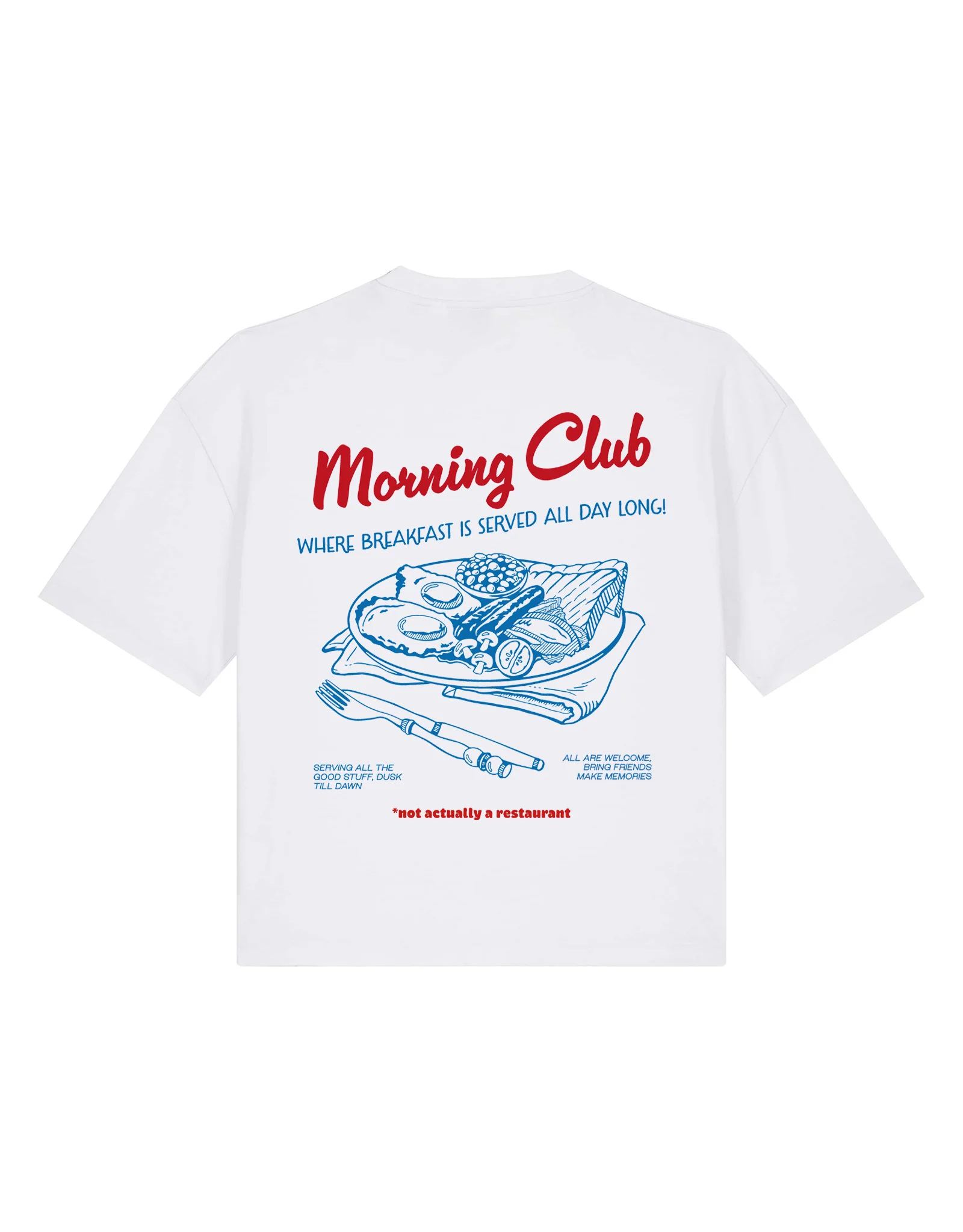 Breakfast Fry-Up Boxy Organic Cotton Tee - Image 2