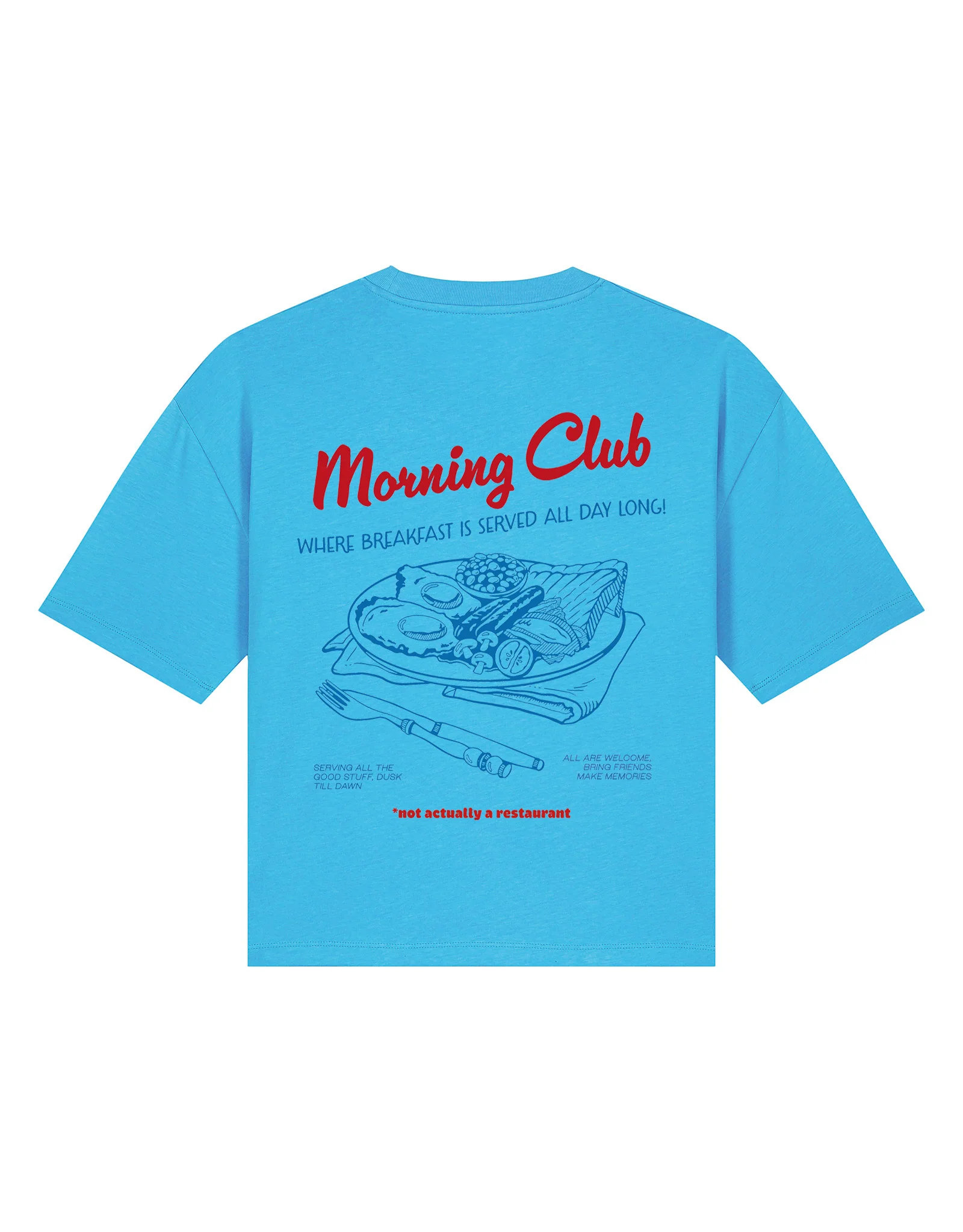 Breakfast Fry-Up Boxy Organic Cotton Tee - Image 3