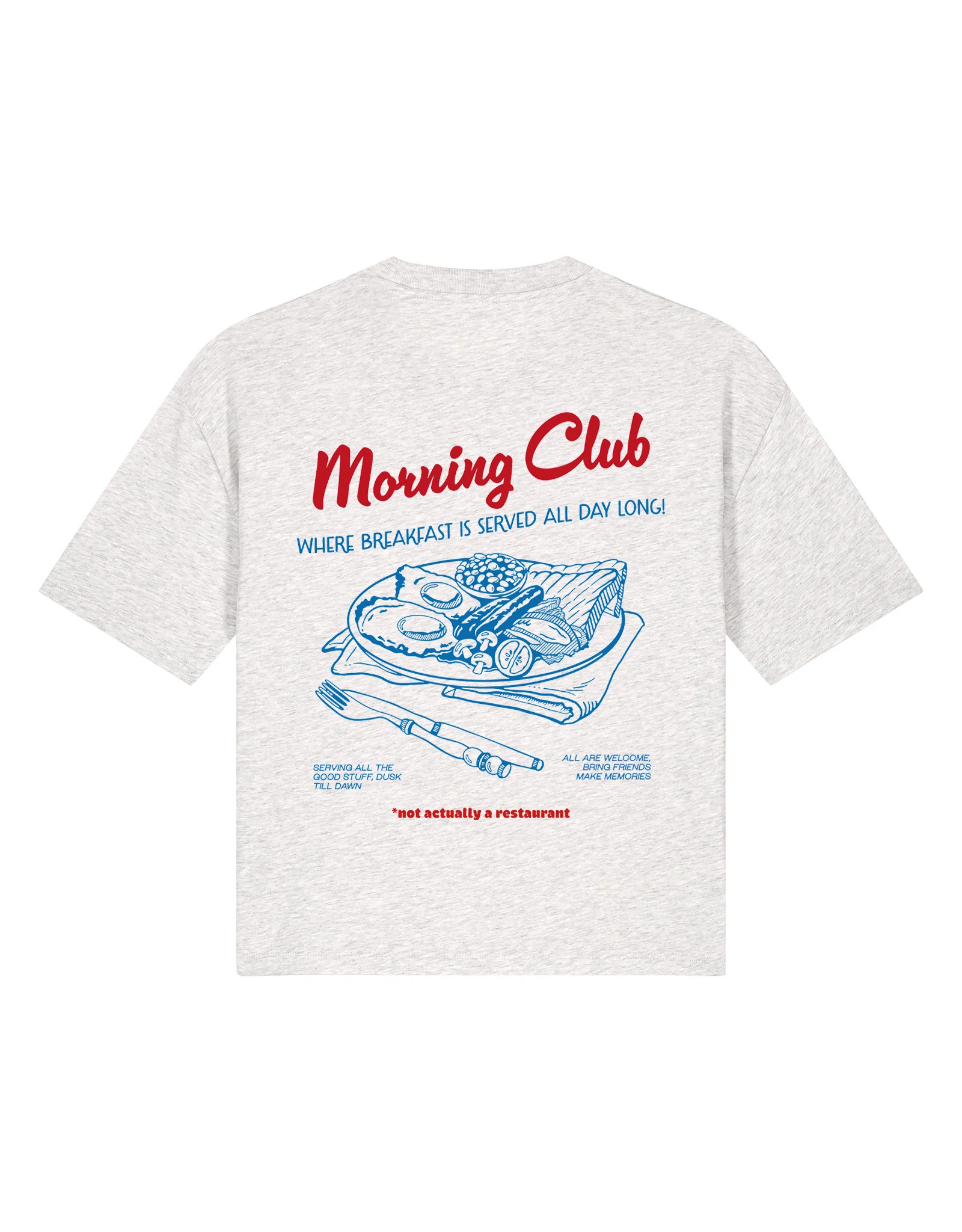 Breakfast Fry-Up Boxy Organic Cotton Tee - Image 4