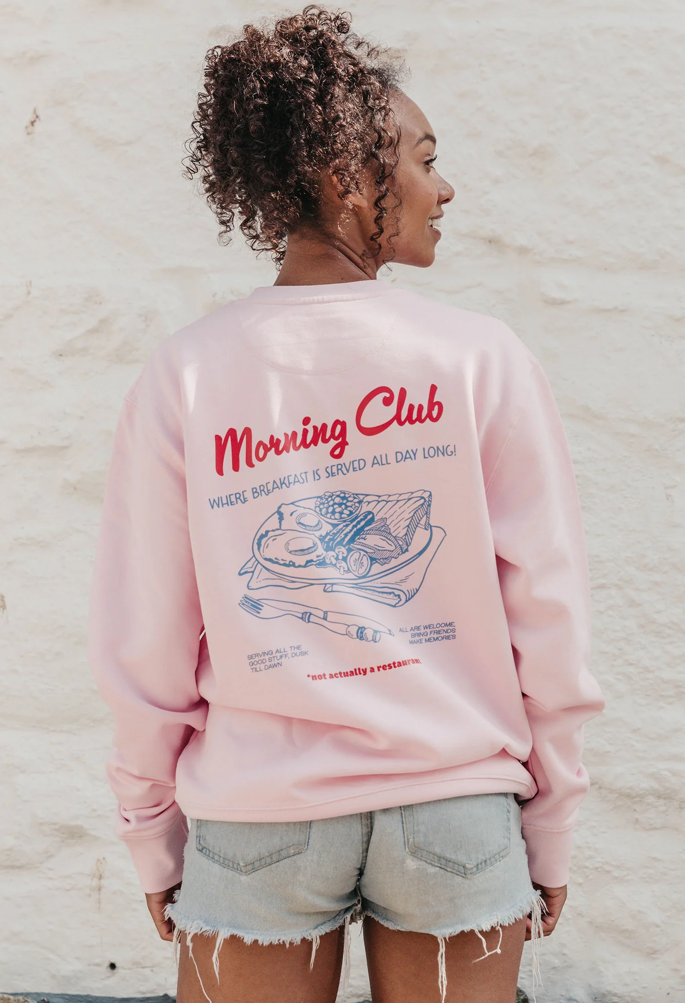Breakfast Fry-Up Organic Cotton Sweatshirt - Image 5