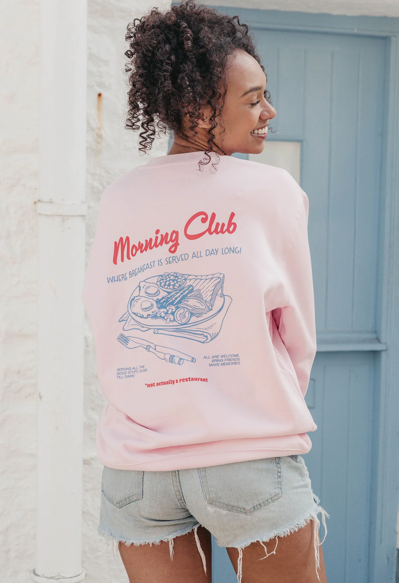 Breakfast Fry-Up Organic Cotton Sweatshirt - Image 6
