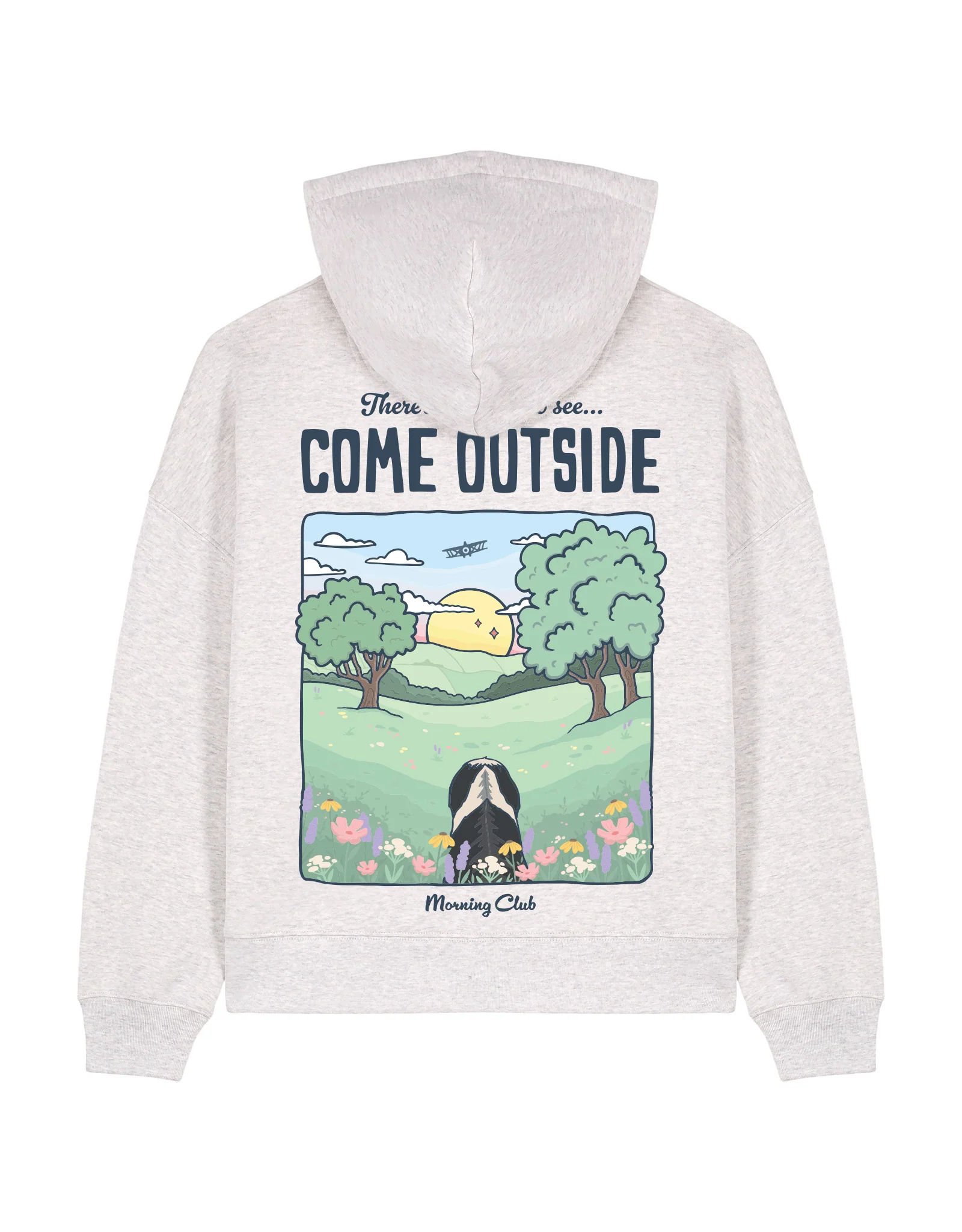 Come Outside Boxy Organic Cotton Hoodie - Image 4