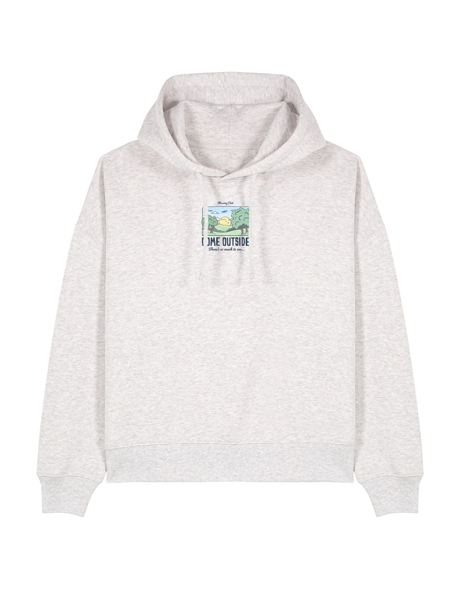 Come Outside Boxy Organic Cotton Hoodie - Image 5