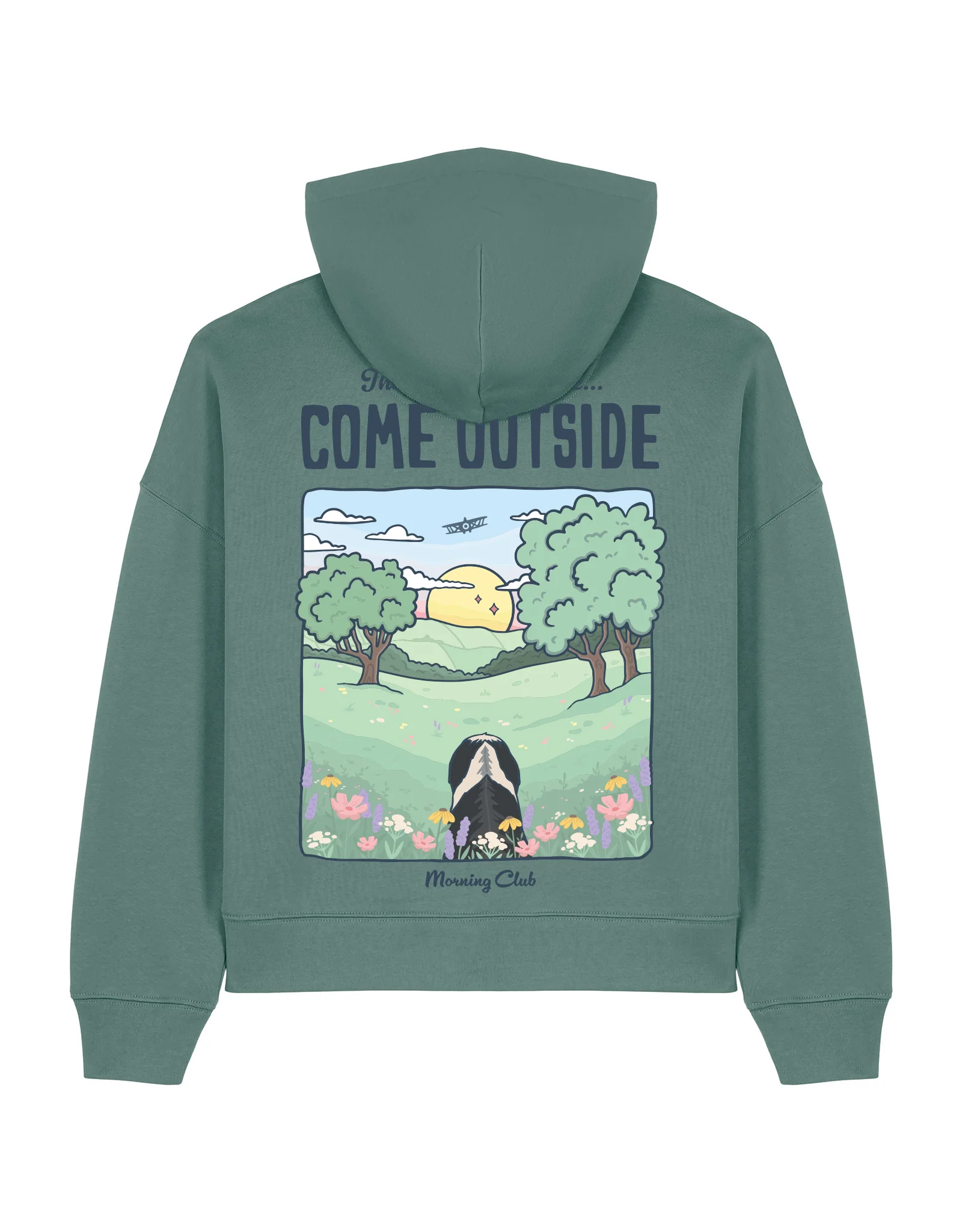 Come Outside Boxy Organic Cotton Hoodie - Image 6