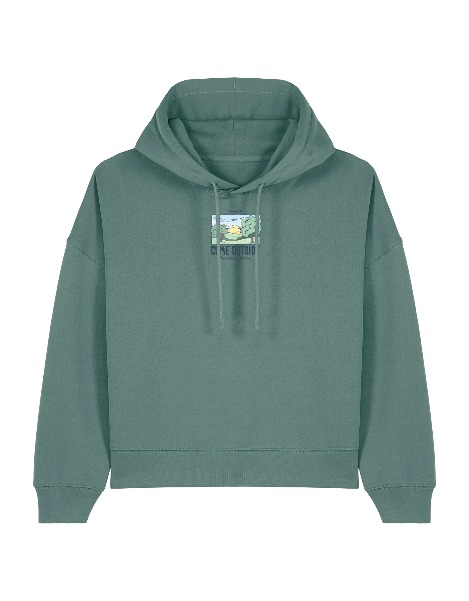Come Outside Boxy Organic Cotton Hoodie - Image 7
